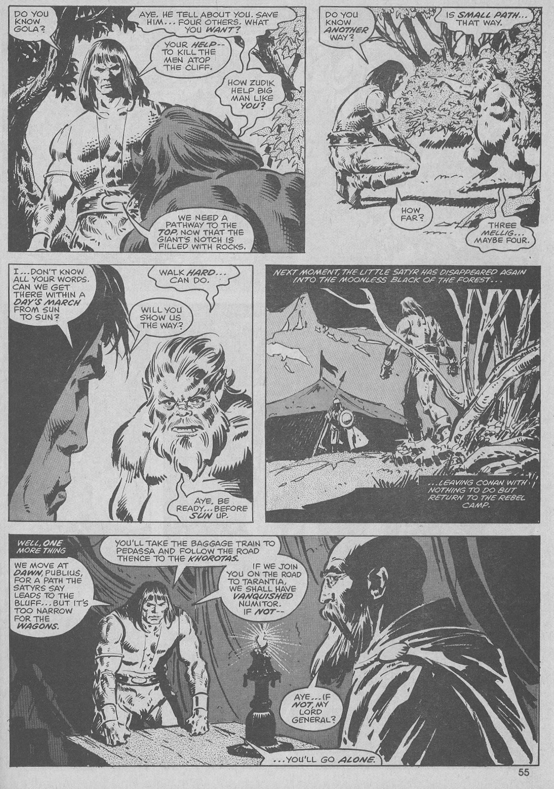 Read online The Savage Sword Of Conan comic -  Issue #51 - 55