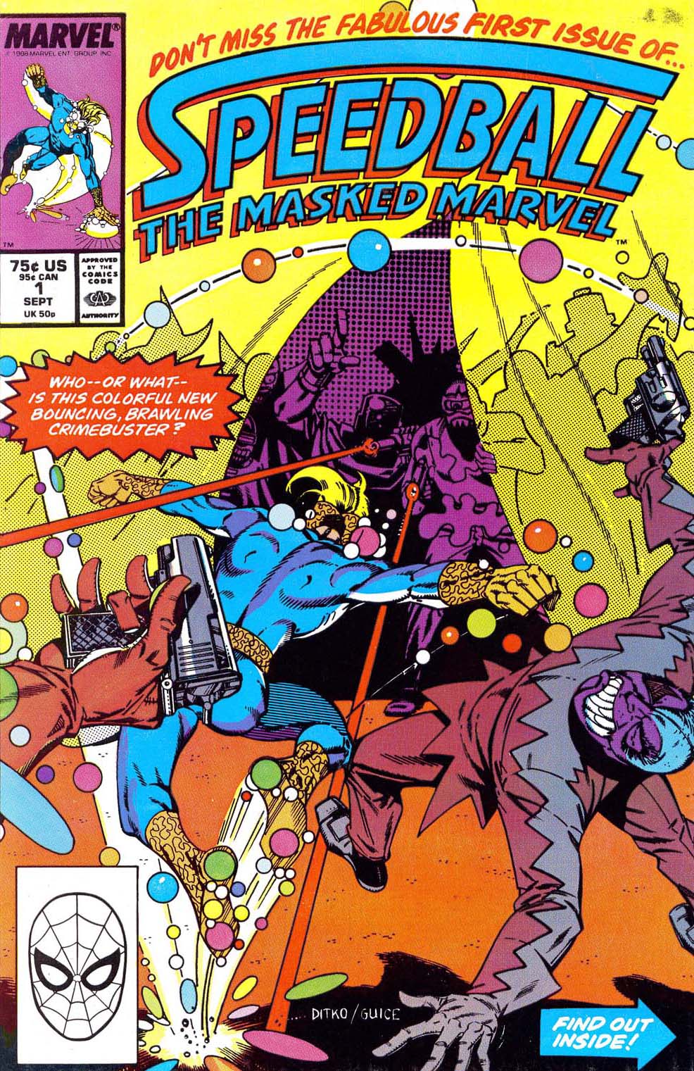 Read online Speedball comic -  Issue #1 - 2