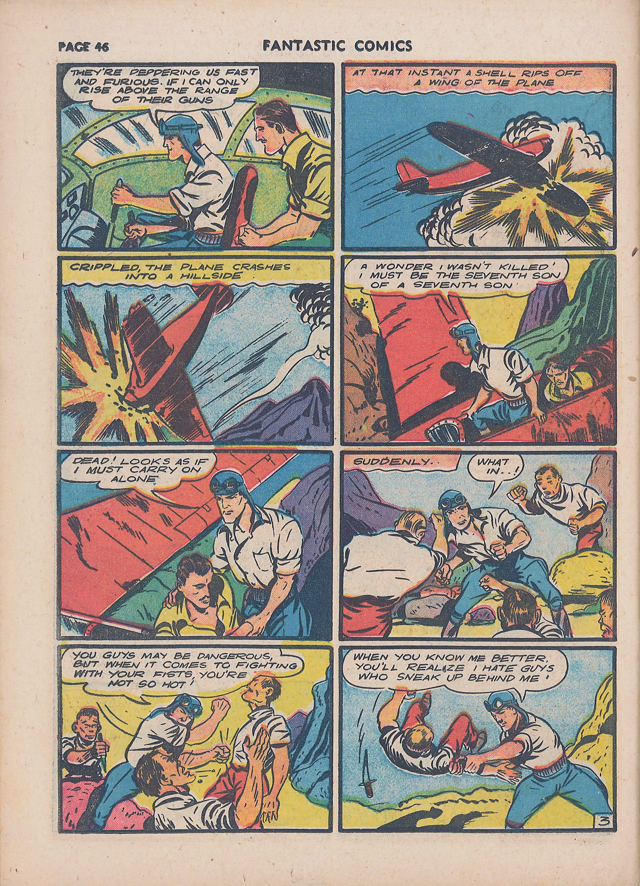 Read online Fantastic Comics comic -  Issue #16 - 47