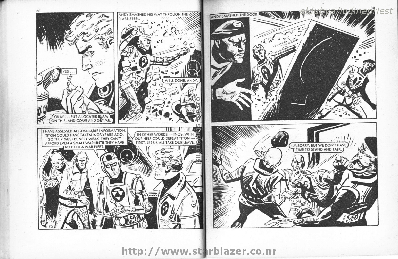 Read online Starblazer comic -  Issue #35 - 21