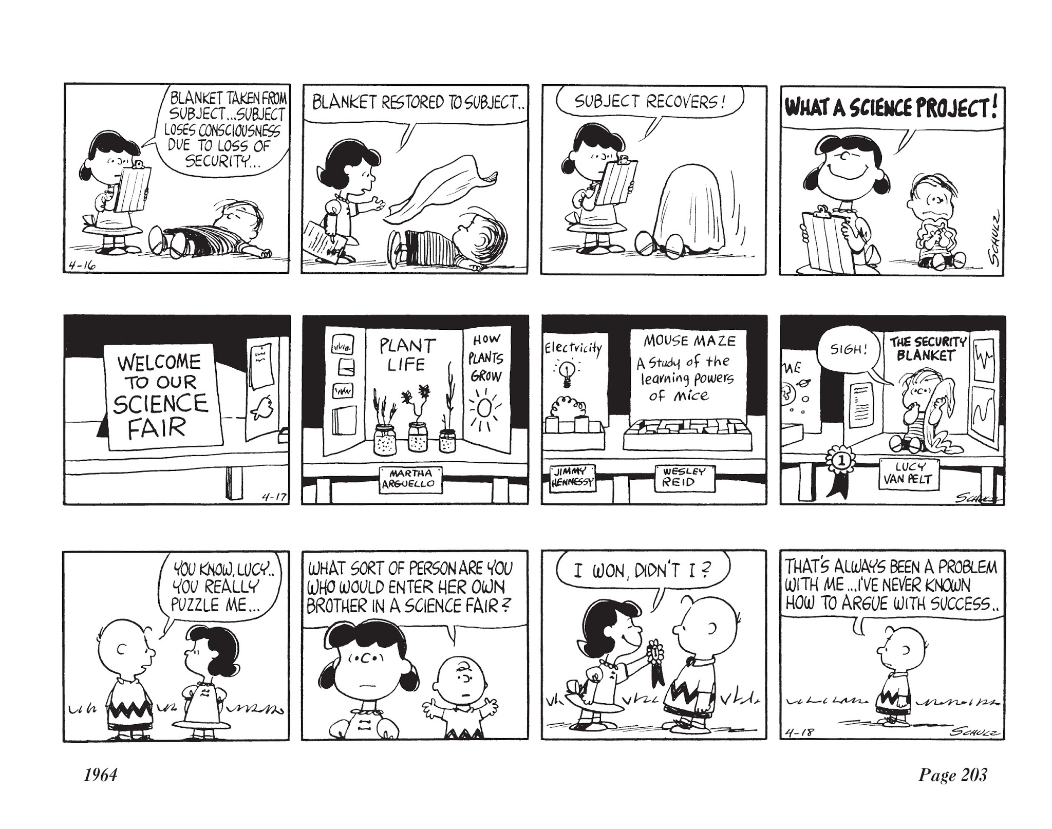 Read online The Complete Peanuts comic -  Issue # TPB 7 - 214