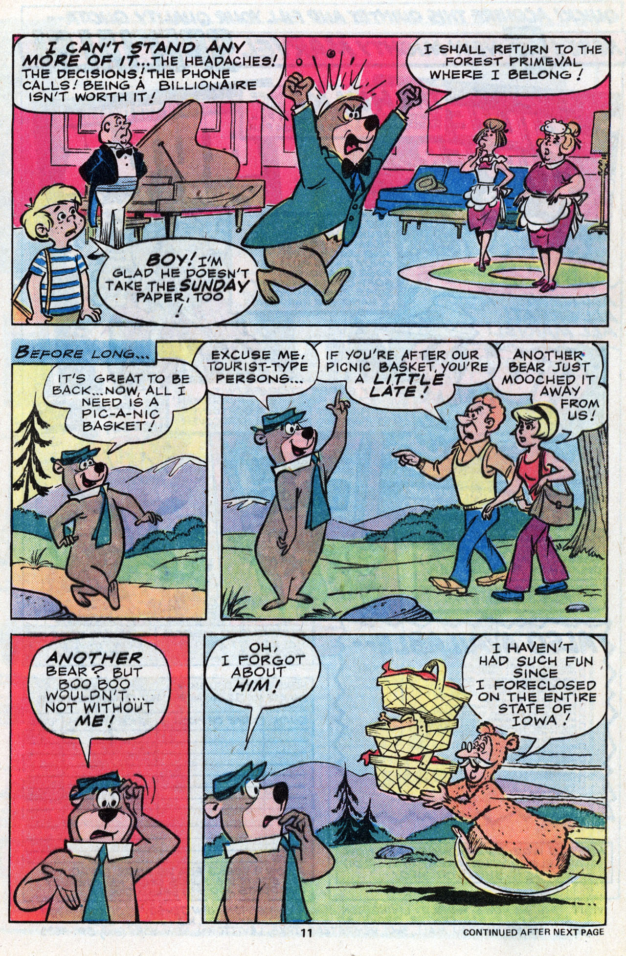 Read online Yogi Bear comic -  Issue #7 - 13