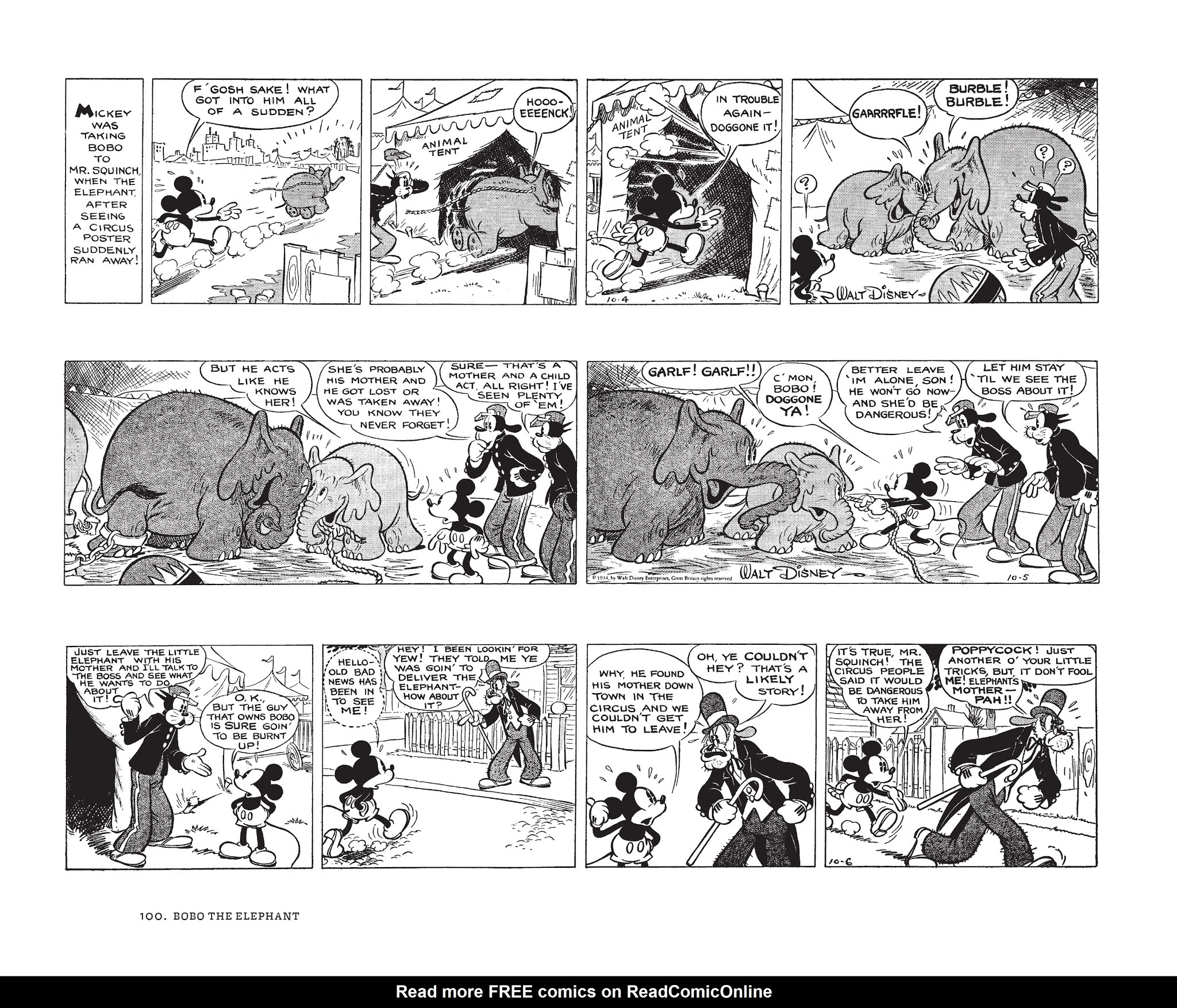 Read online Walt Disney's Mickey Mouse by Floyd Gottfredson comic -  Issue # TPB 3 (Part 1) - 100
