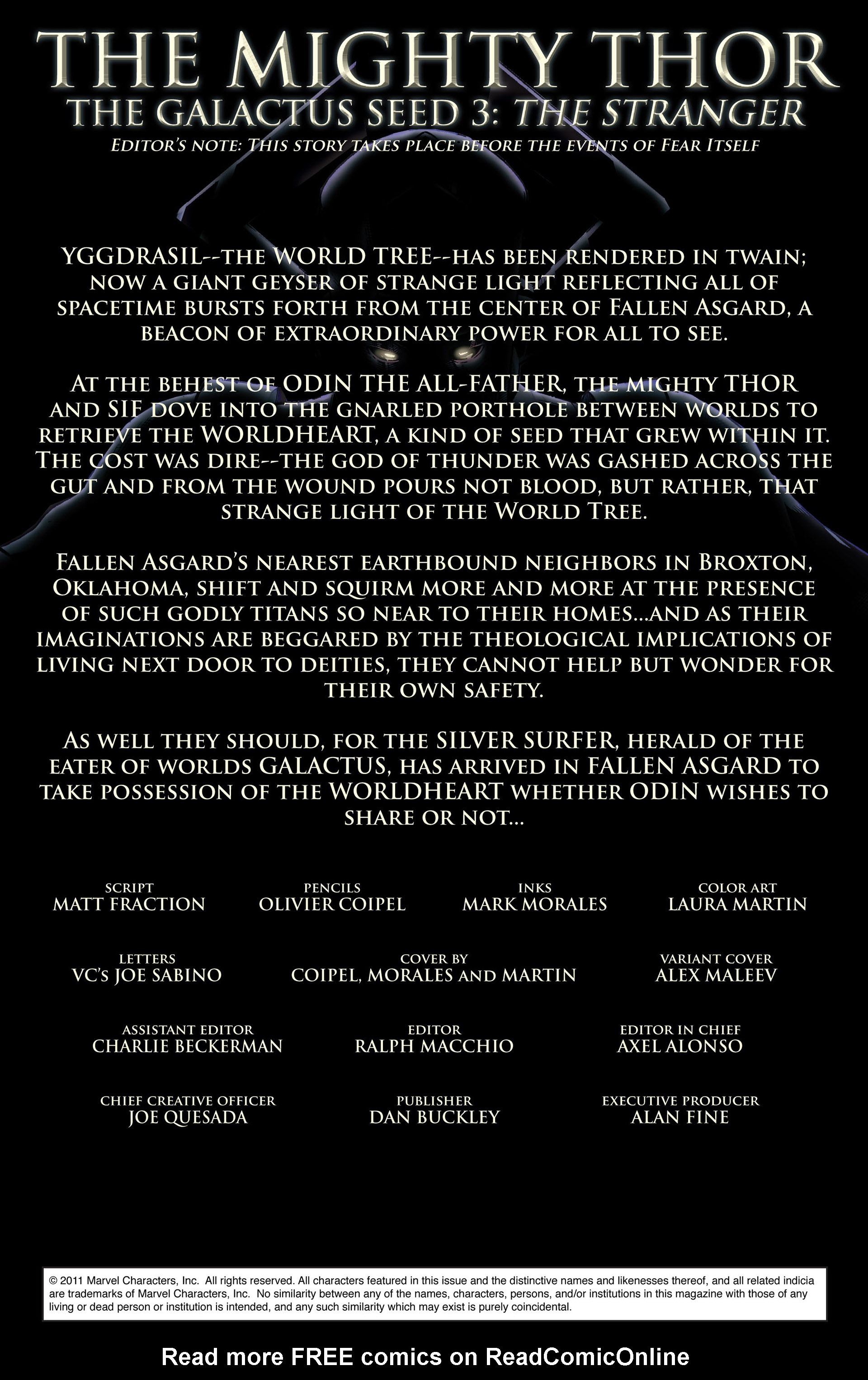 Read online The Mighty Thor (2011) comic -  Issue #3 - 2