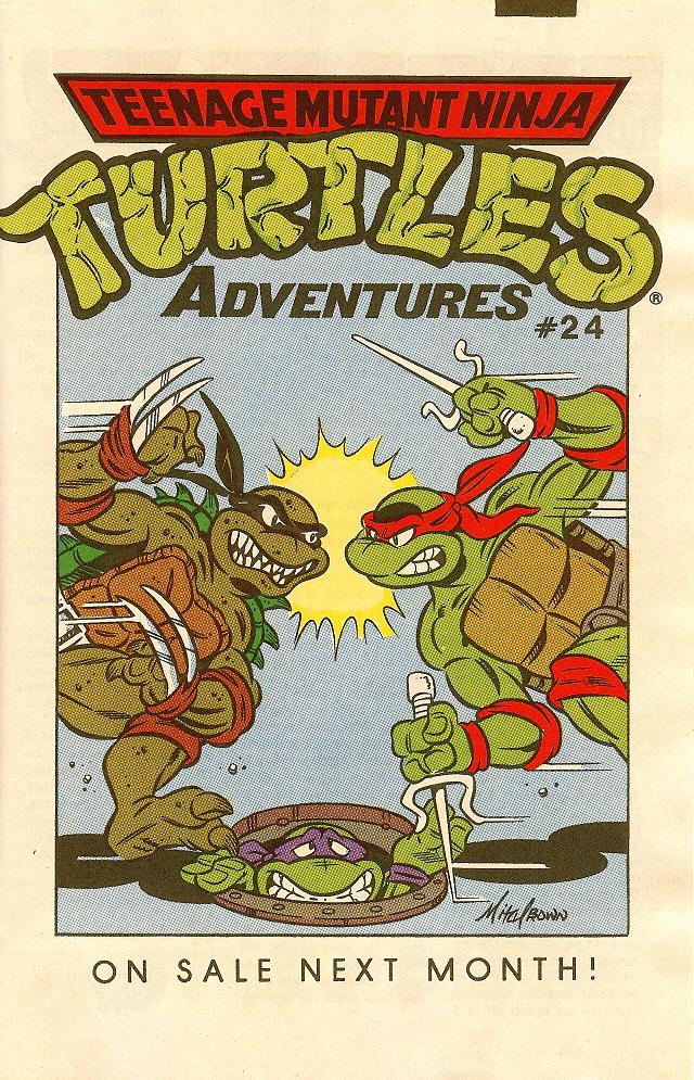Read online Teenage Mutant Ninja Turtles Adventures (1989) comic -  Issue #23 - 28