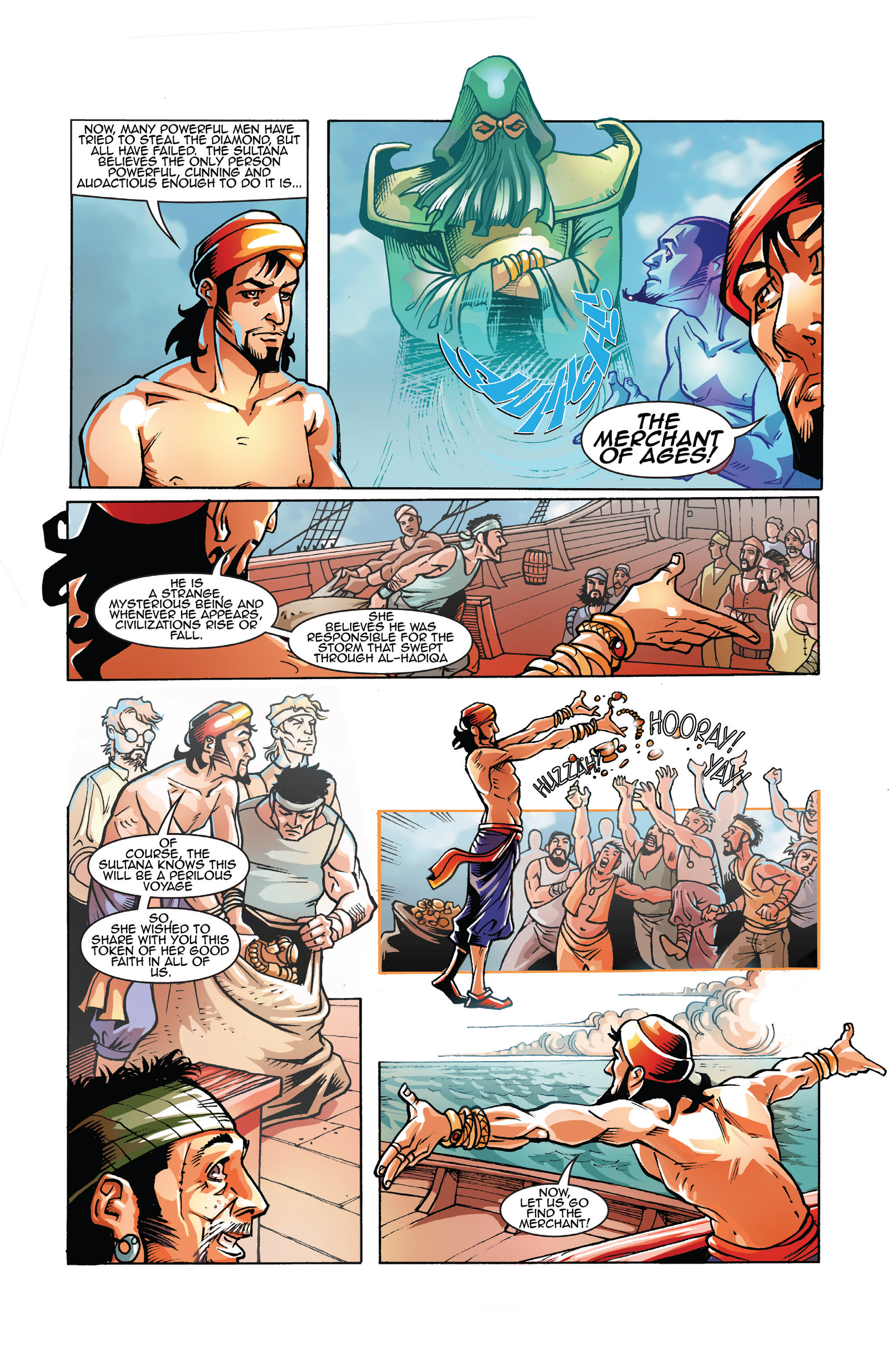 Read online Sinbad And The Merchant Of Ages comic -  Issue #1 - 9