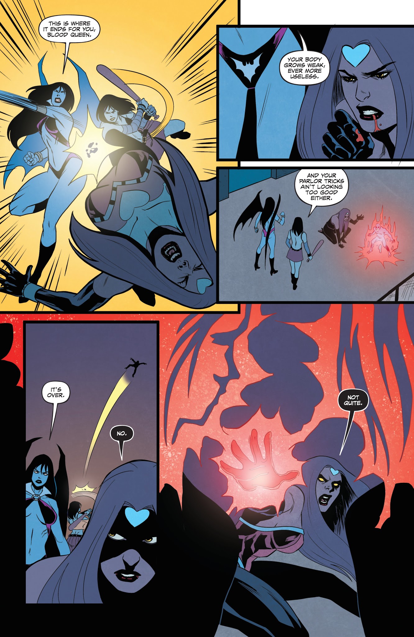 Read online Hack/Slash vs. Vampirella comic -  Issue #5 - 14