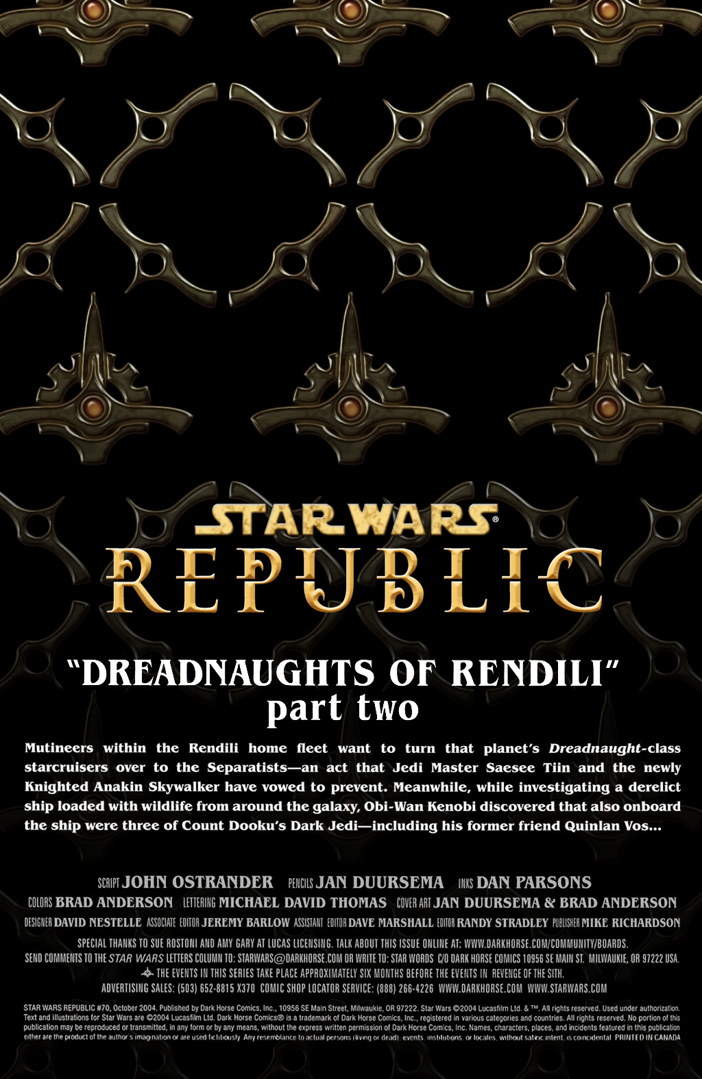 Read online Star Wars: Republic comic -  Issue #70 - 2