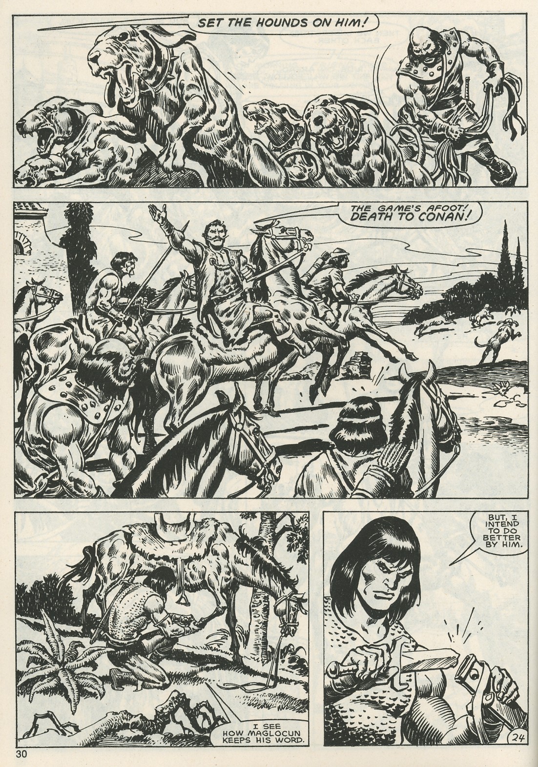 Read online The Savage Sword Of Conan comic -  Issue #119 - 29