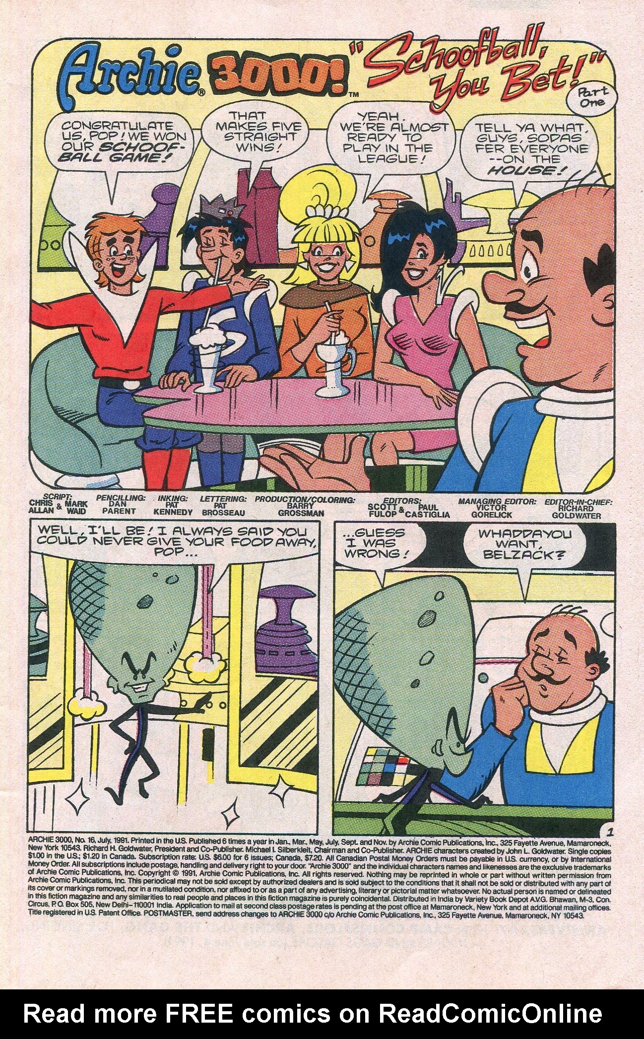 Read online Archie 3000! (1989) comic -  Issue #16 - 3