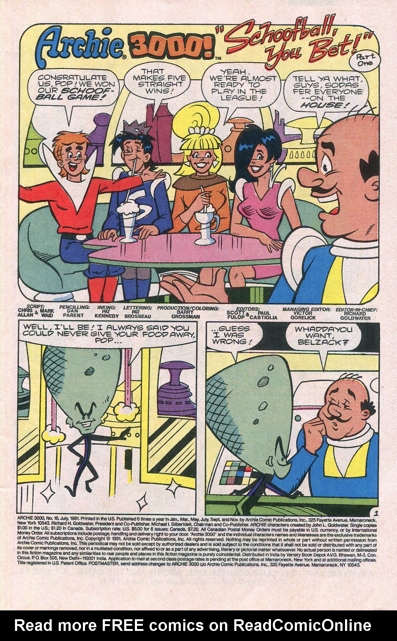 Read online Archie 3000! (1989) comic -  Issue #16 - 3