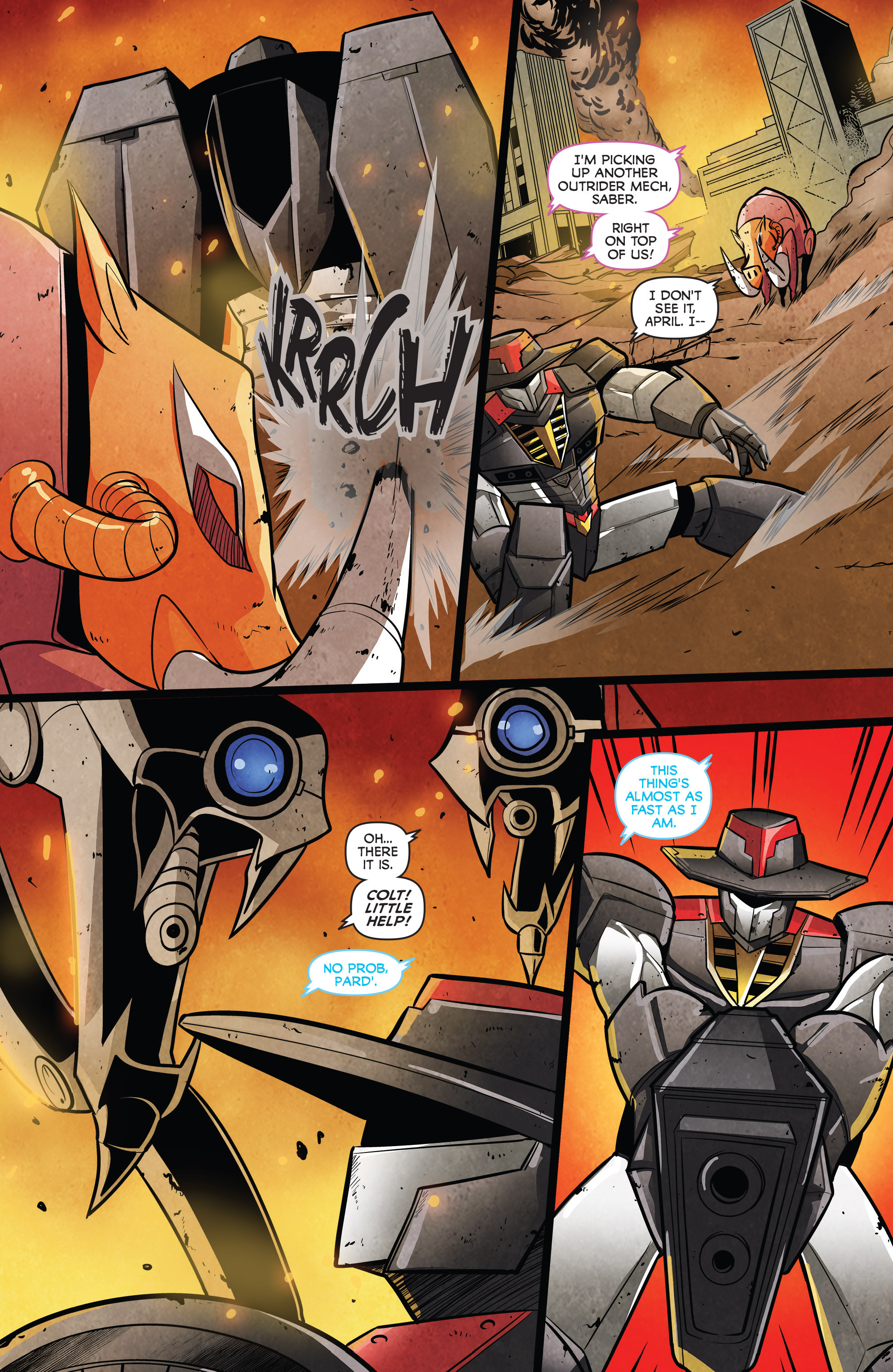 Read online Saber Rider and the Star Sheriffs comic -  Issue #4 - 19