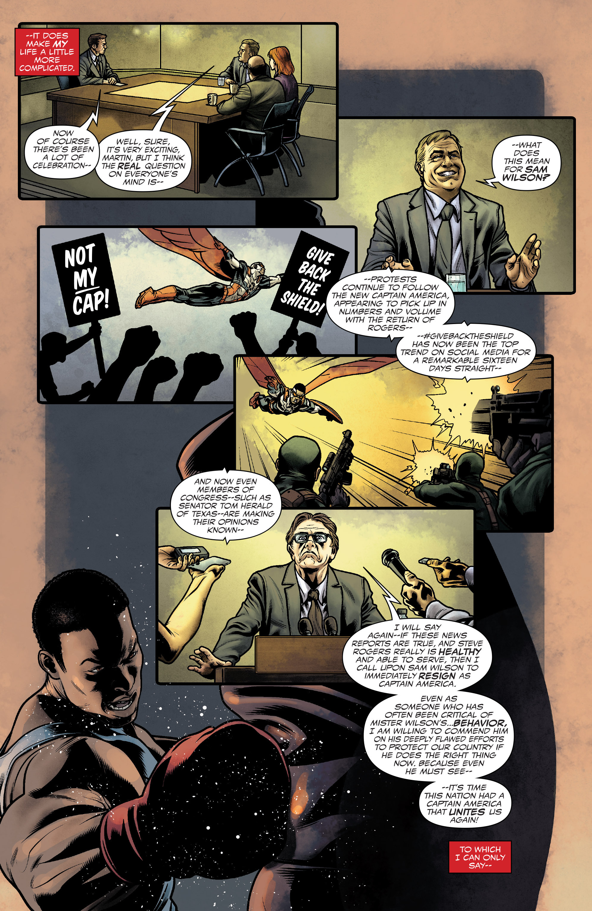 Read online Captain America: Sam Wilson comic -  Issue #9 - 5