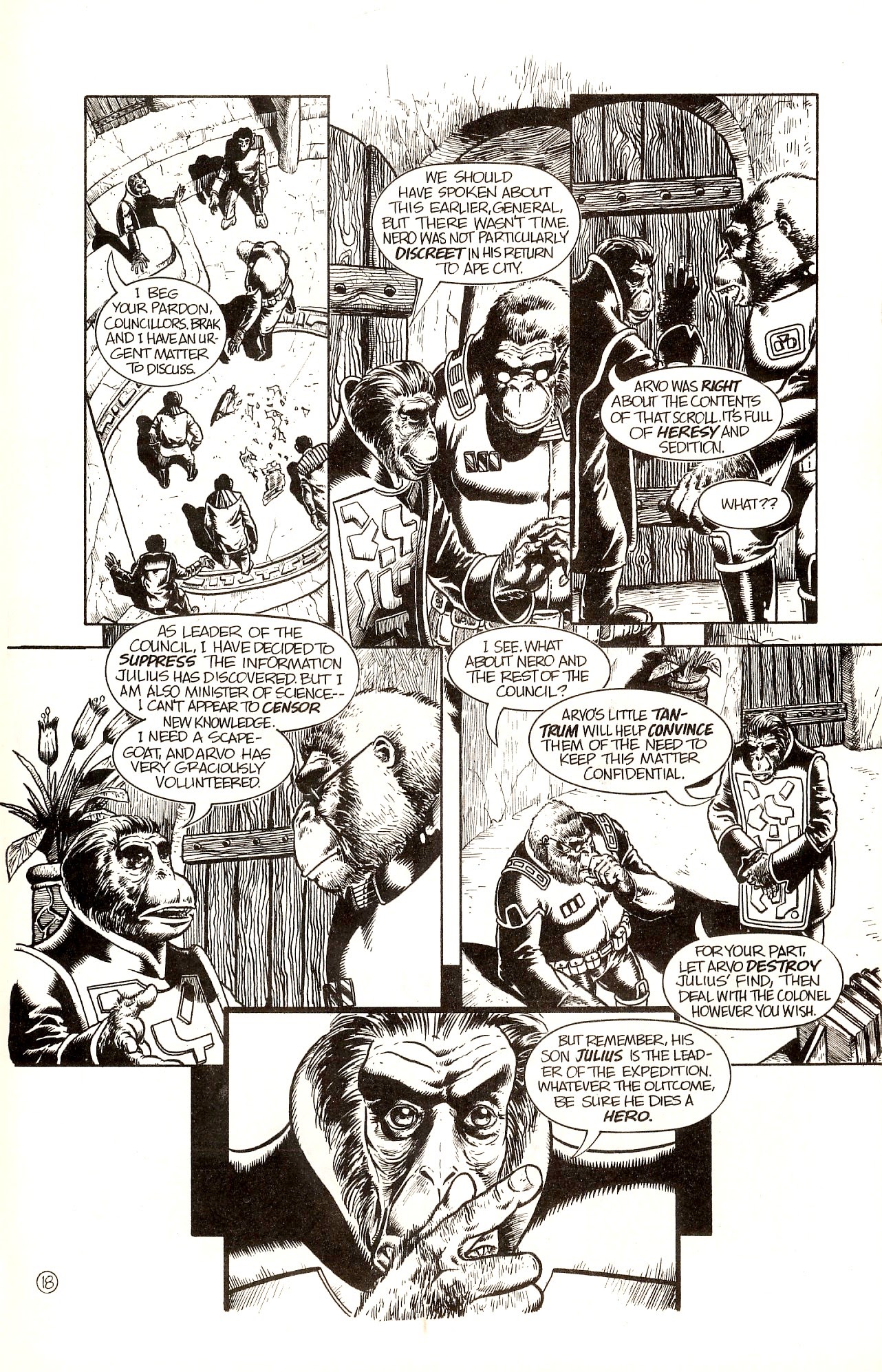 Read online Planet of the Apes: The Forbidden Zone comic -  Issue #2 - 24