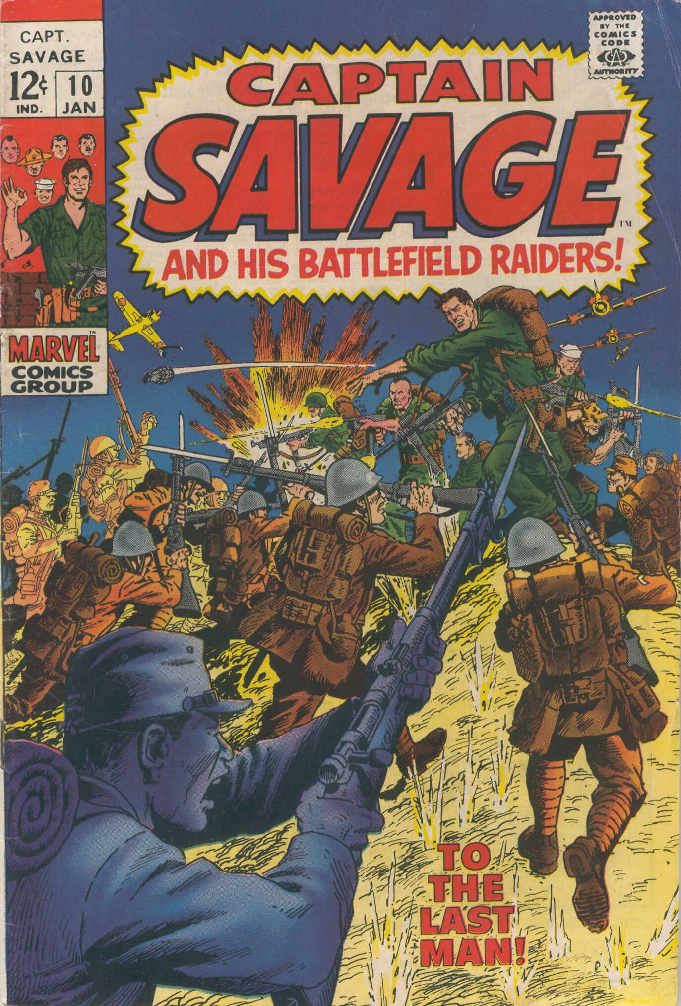 Read online Captain Savage and his Leatherneck Raiders comic -  Issue #10 - 1