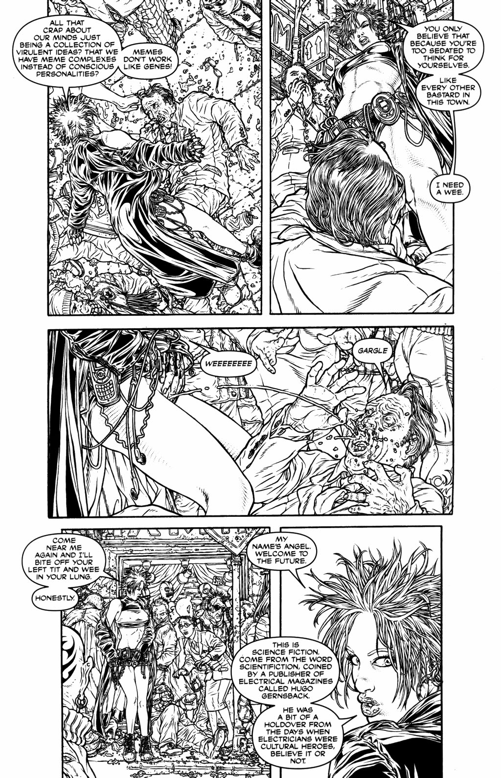 Read online Warren Ellis' Angel Stomp Future comic -  Issue # Full - 9