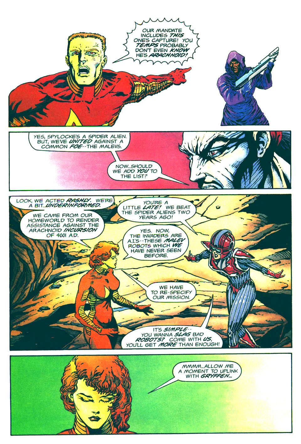 Read online Magnus Robot Fighter (1991) comic -  Issue #37 - 6