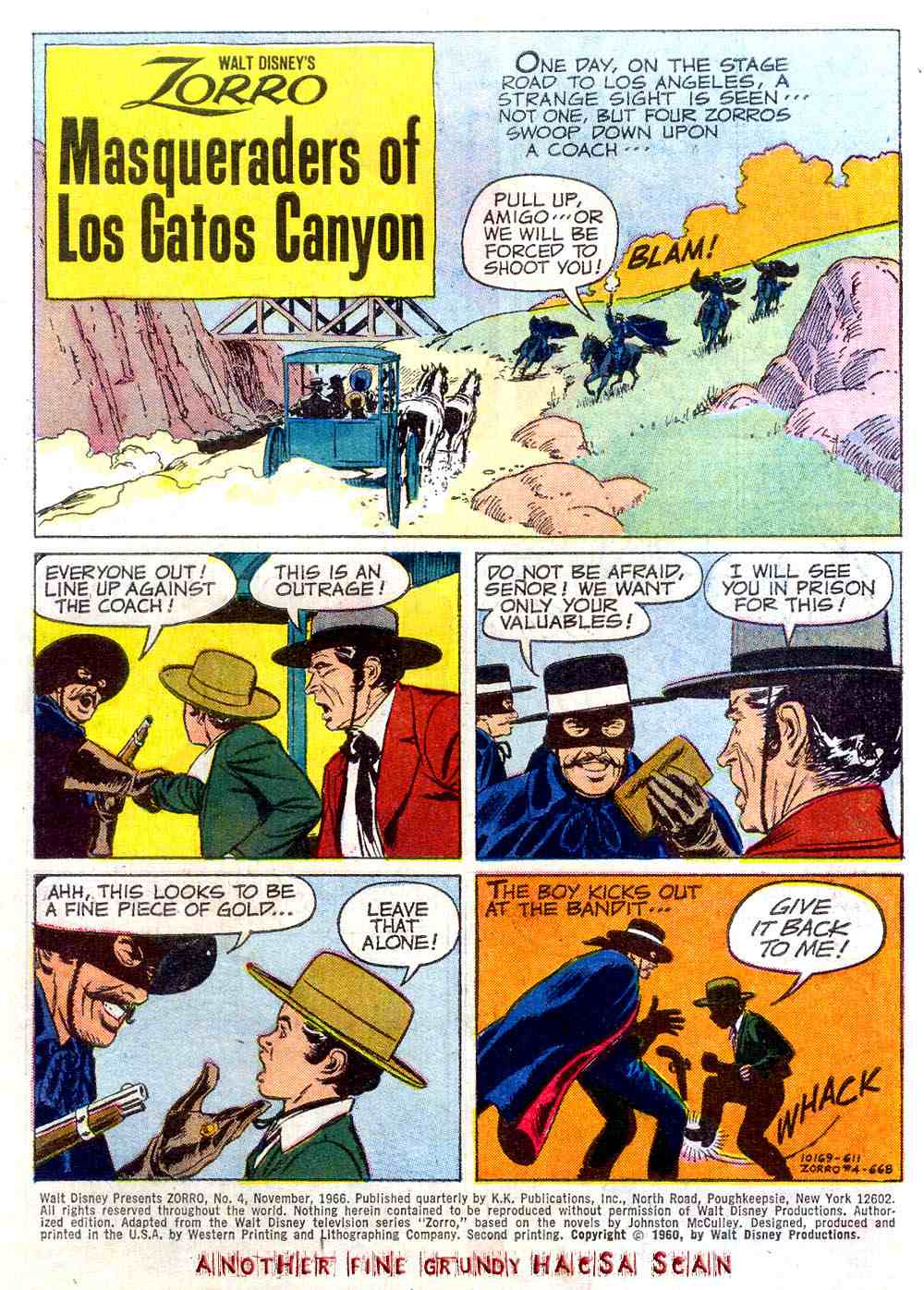 Read online Zorro (1966) comic -  Issue #4 - 3