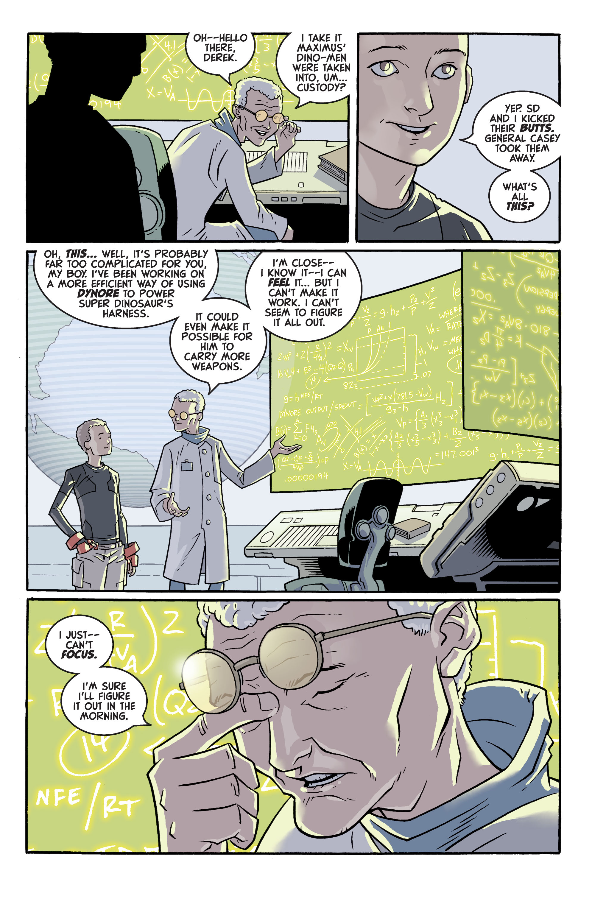 Read online Super Dinosaur (2011) comic -  Issue #1 - 12