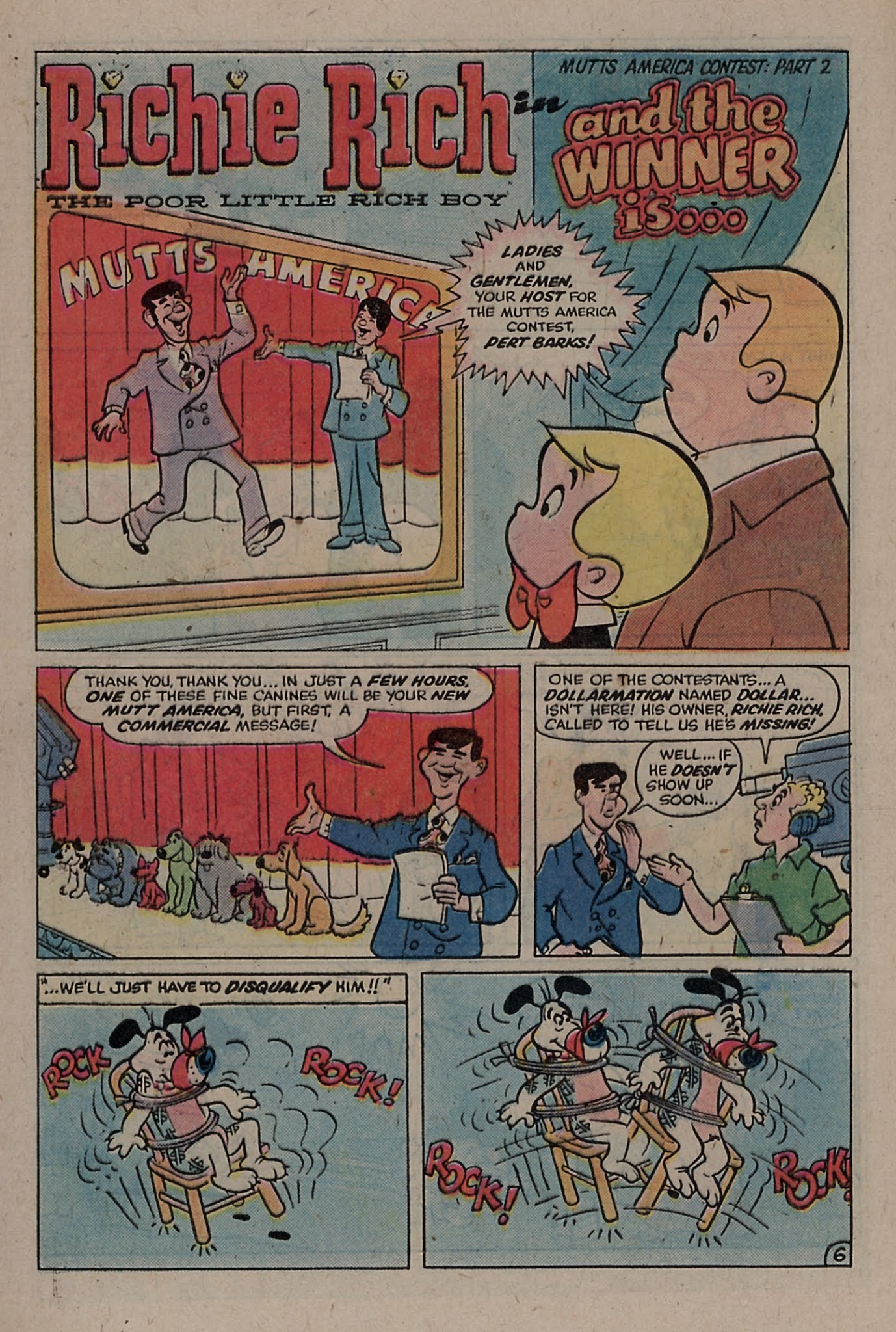 Read online Richie Rich & Dollar the Dog comic -  Issue #8 - 44
