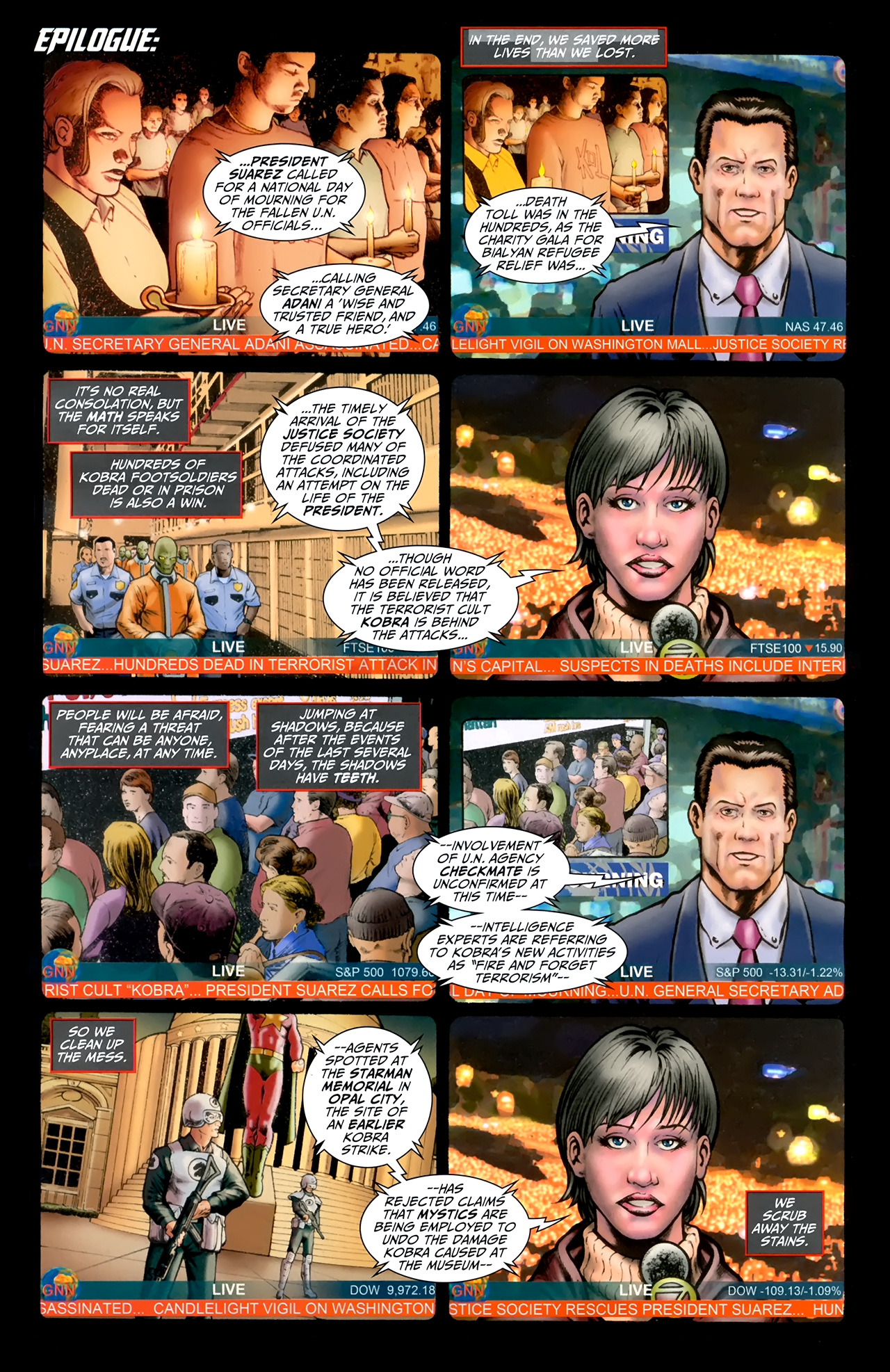 Read online JSA vs. Kobra comic -  Issue #6 - 18