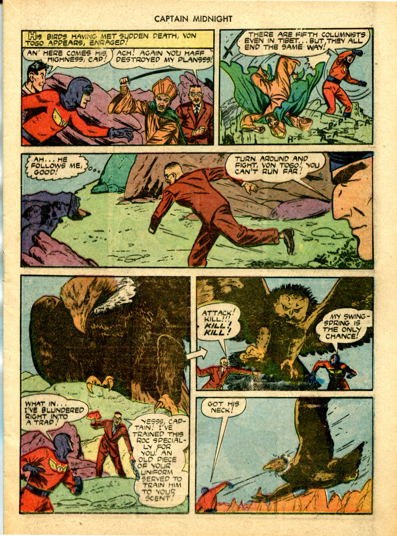 Read online Captain Midnight (1942) comic -  Issue #18 - 13