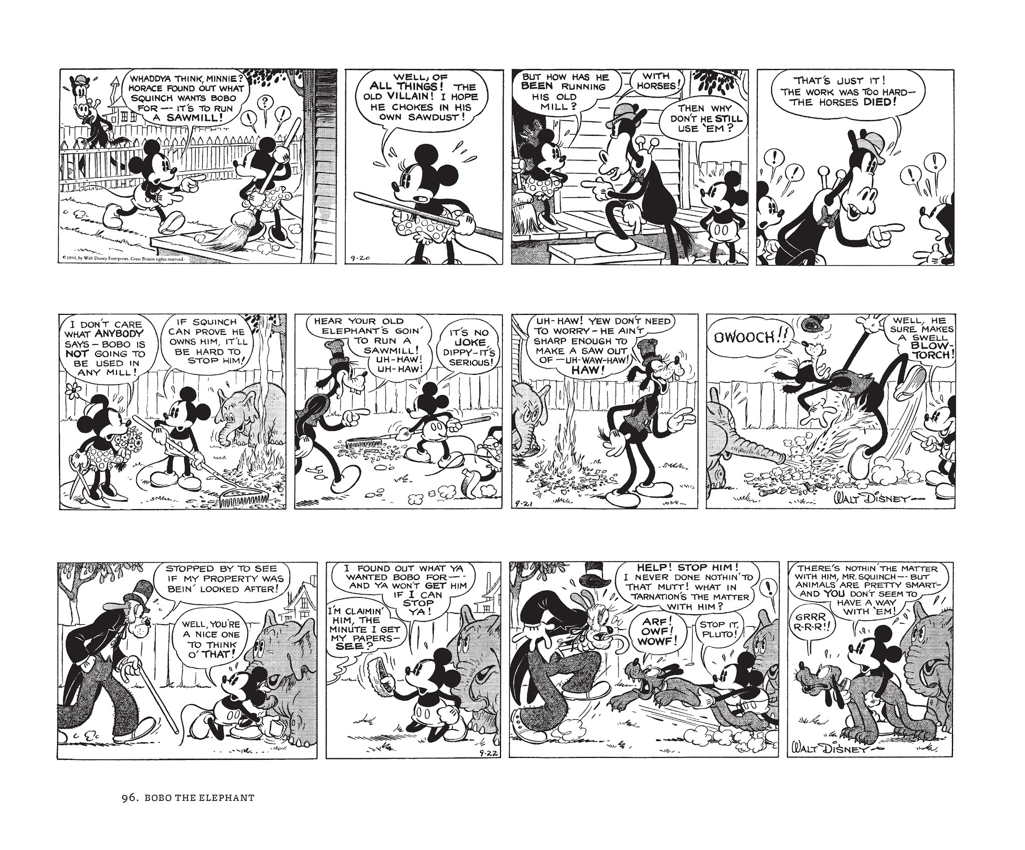 Read online Walt Disney's Mickey Mouse by Floyd Gottfredson comic -  Issue # TPB 3 (Part 1) - 96