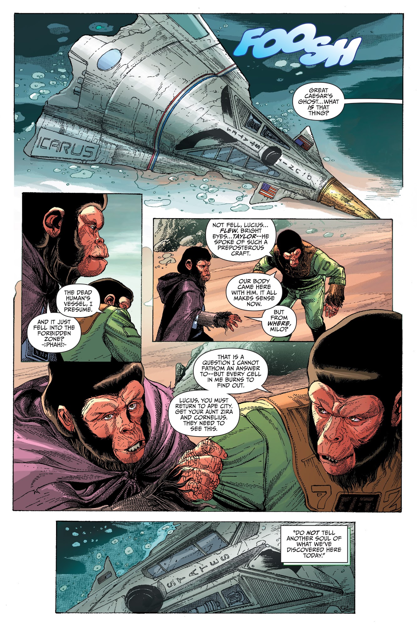 Read online Kong on the Planet of the Apes comic -  Issue #6 - 14