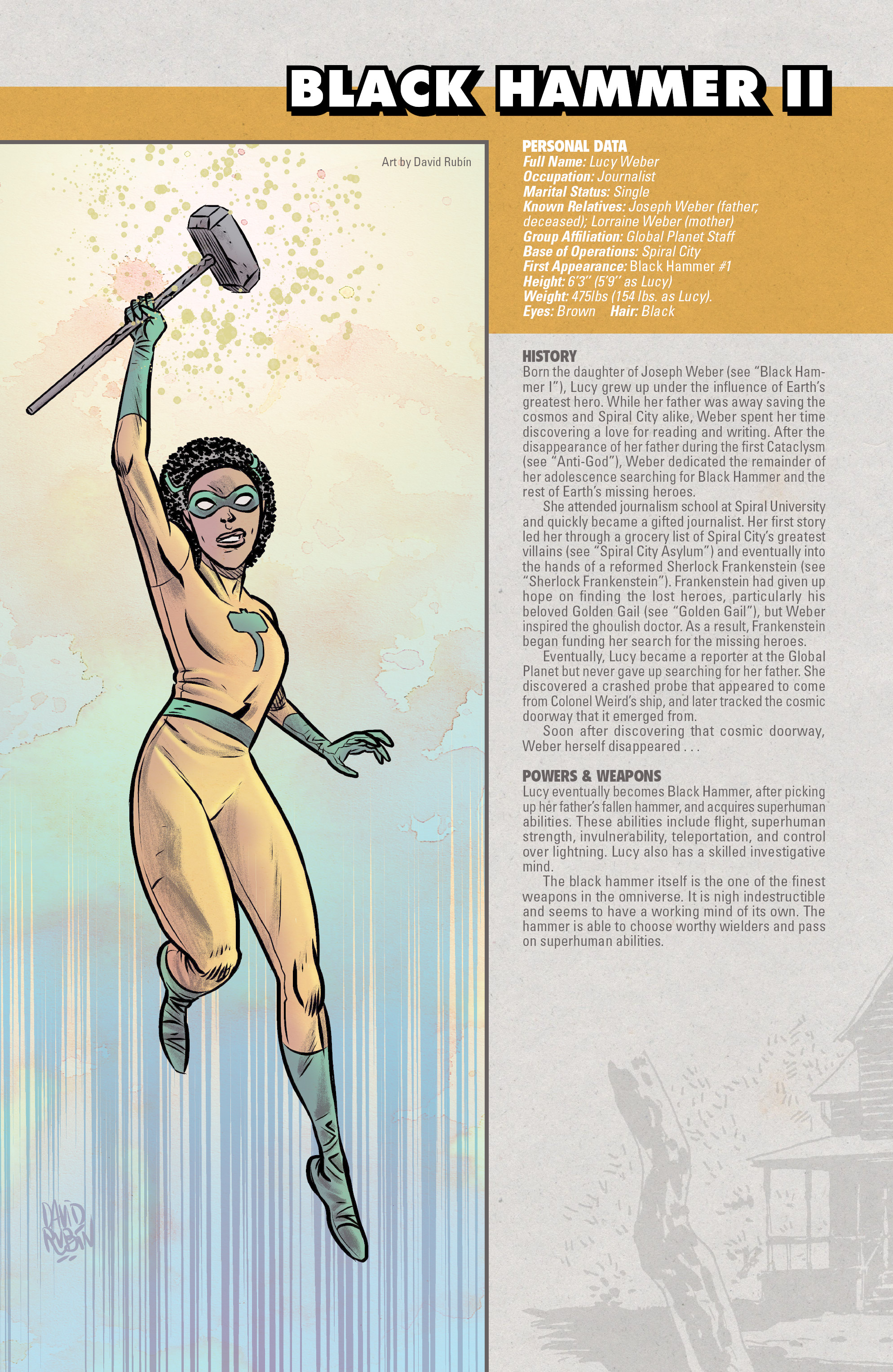 Read online The World of Black Hammer Encyclopedia comic -  Issue # Full - 8