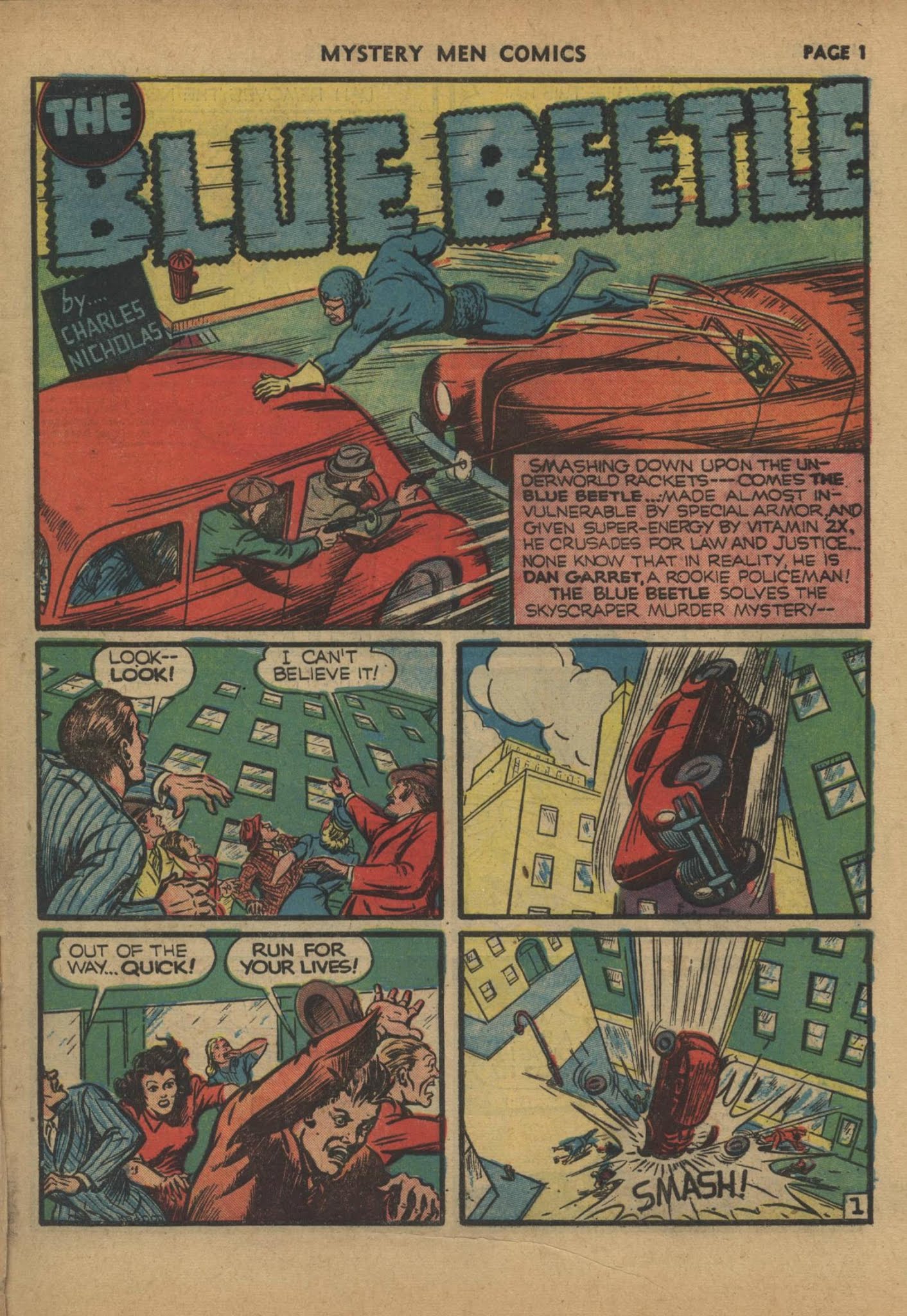 Read online Mystery Men Comics comic -  Issue #19 - 3