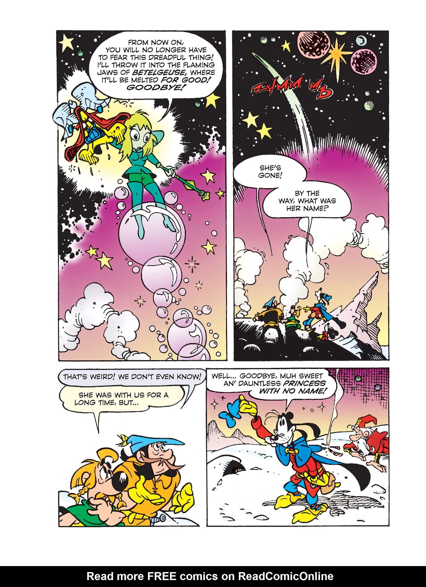 Read online Mickey Mouse and the Sleeping Beauty in the Stars comic -  Issue #2 - 24