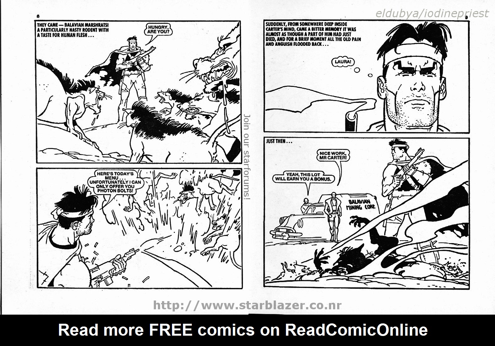 Read online Starblazer comic -  Issue #272 - 6
