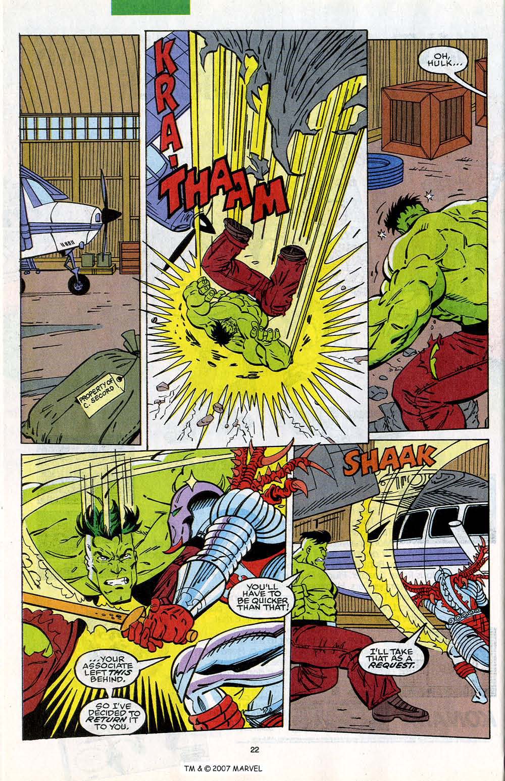 Read online The Incredible Hulk Annual comic -  Issue #19 - 24