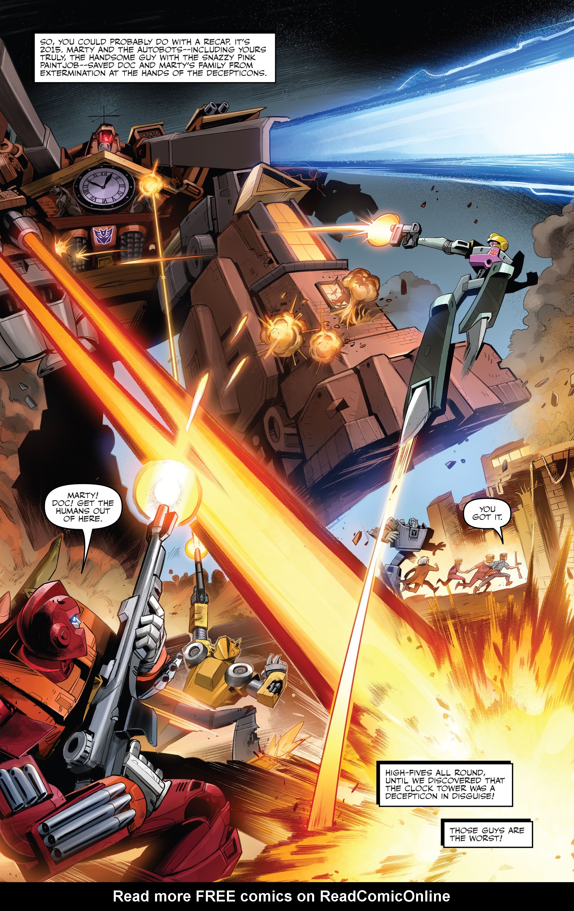 Read online Transformers: Back to the Future comic -  Issue #4 - 5