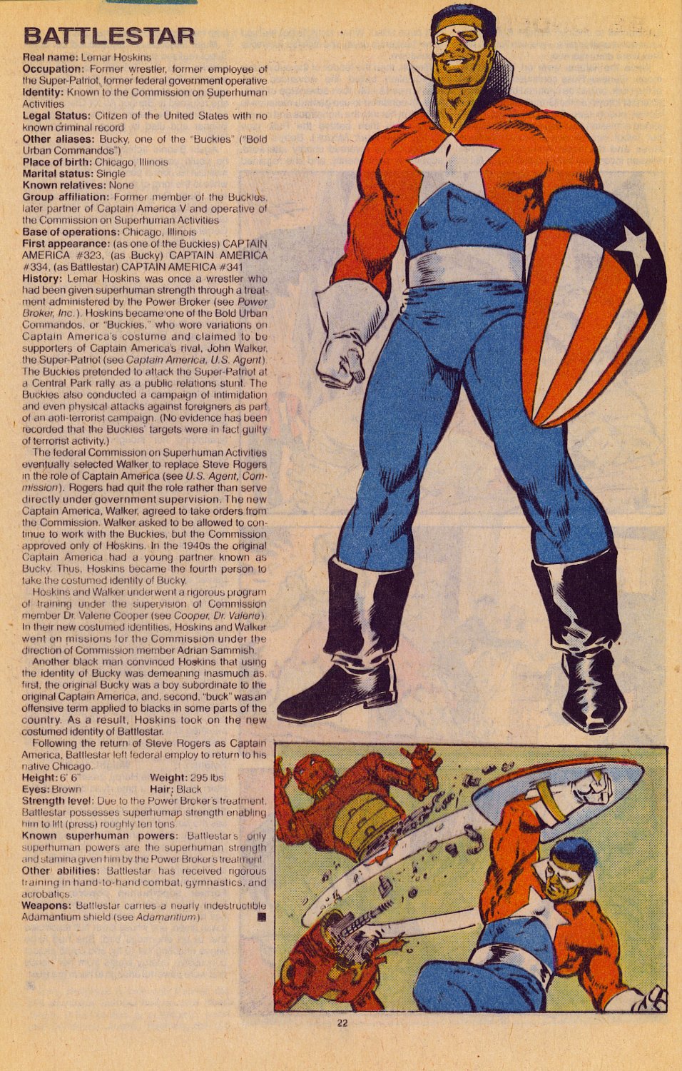 Read online The Official Handbook of the Marvel Universe: Update '89 comic -  Issue #1 - 25