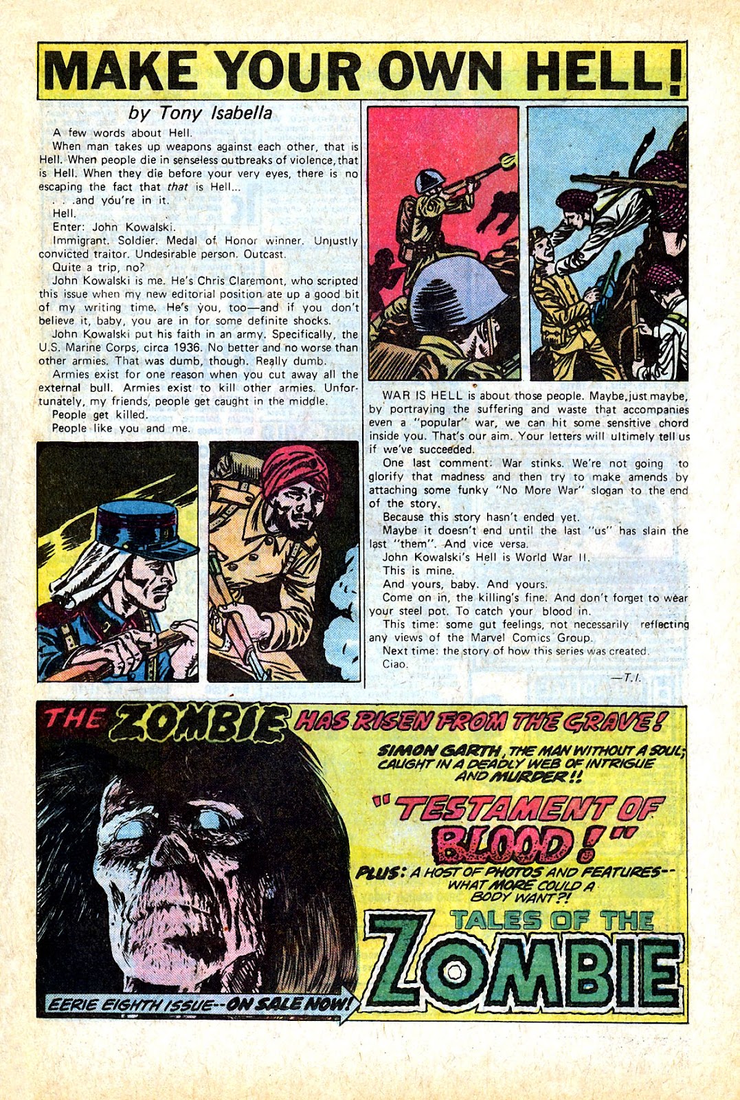 War Is Hell (1973) issue 9 - Page 20