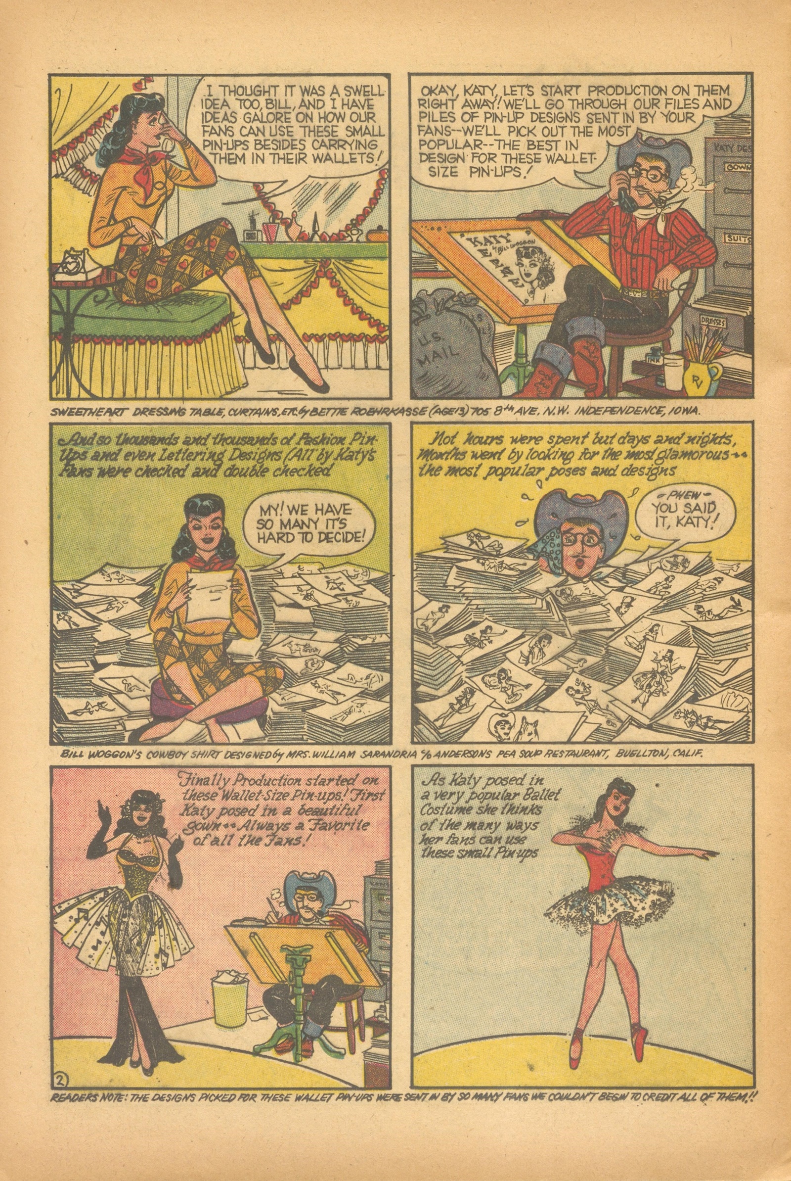 Read online Katy Keene Fashion Book comic -  Issue #19 - 20