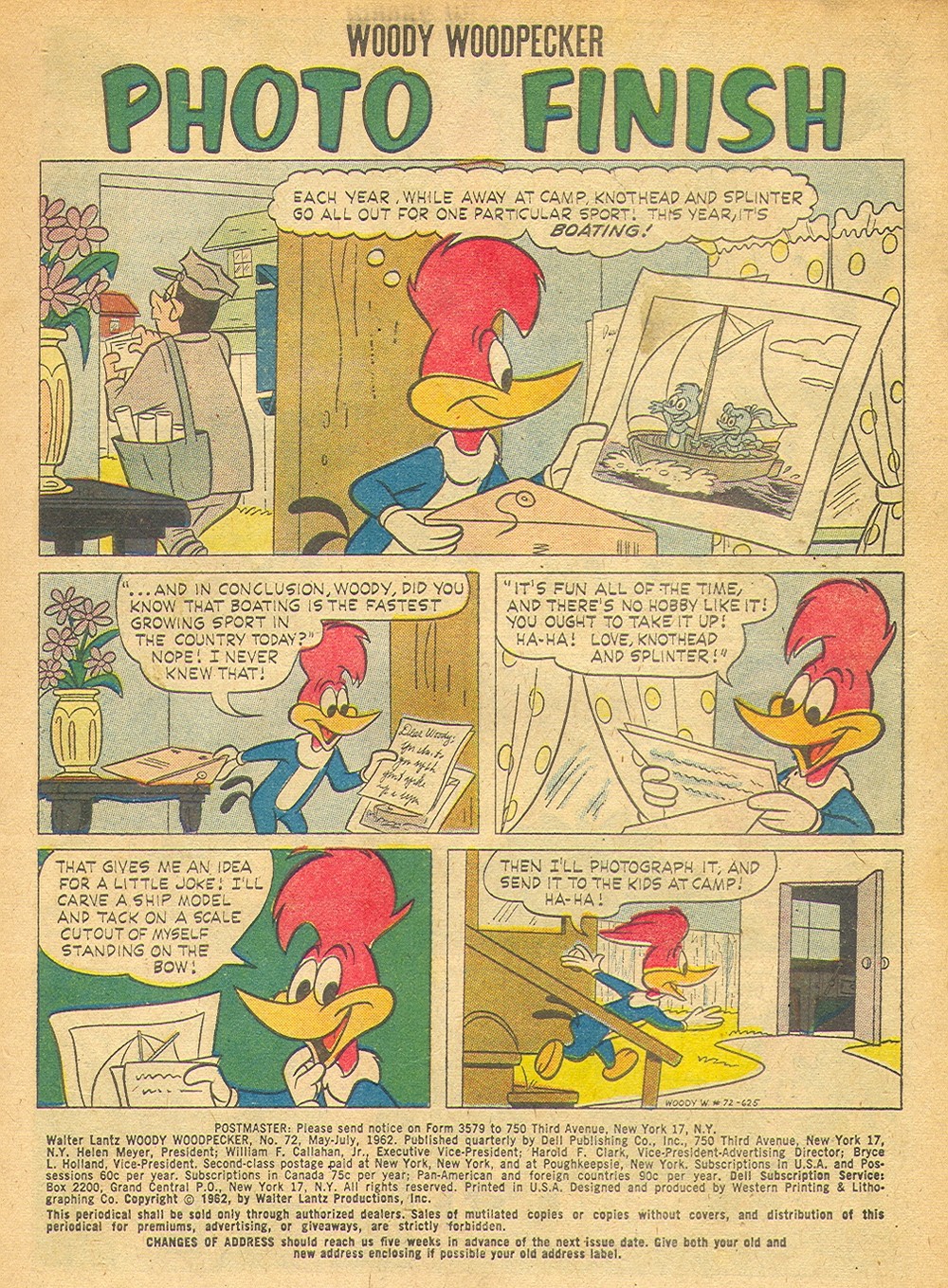 Read online Walter Lantz Woody Woodpecker (1952) comic -  Issue #72 - 4