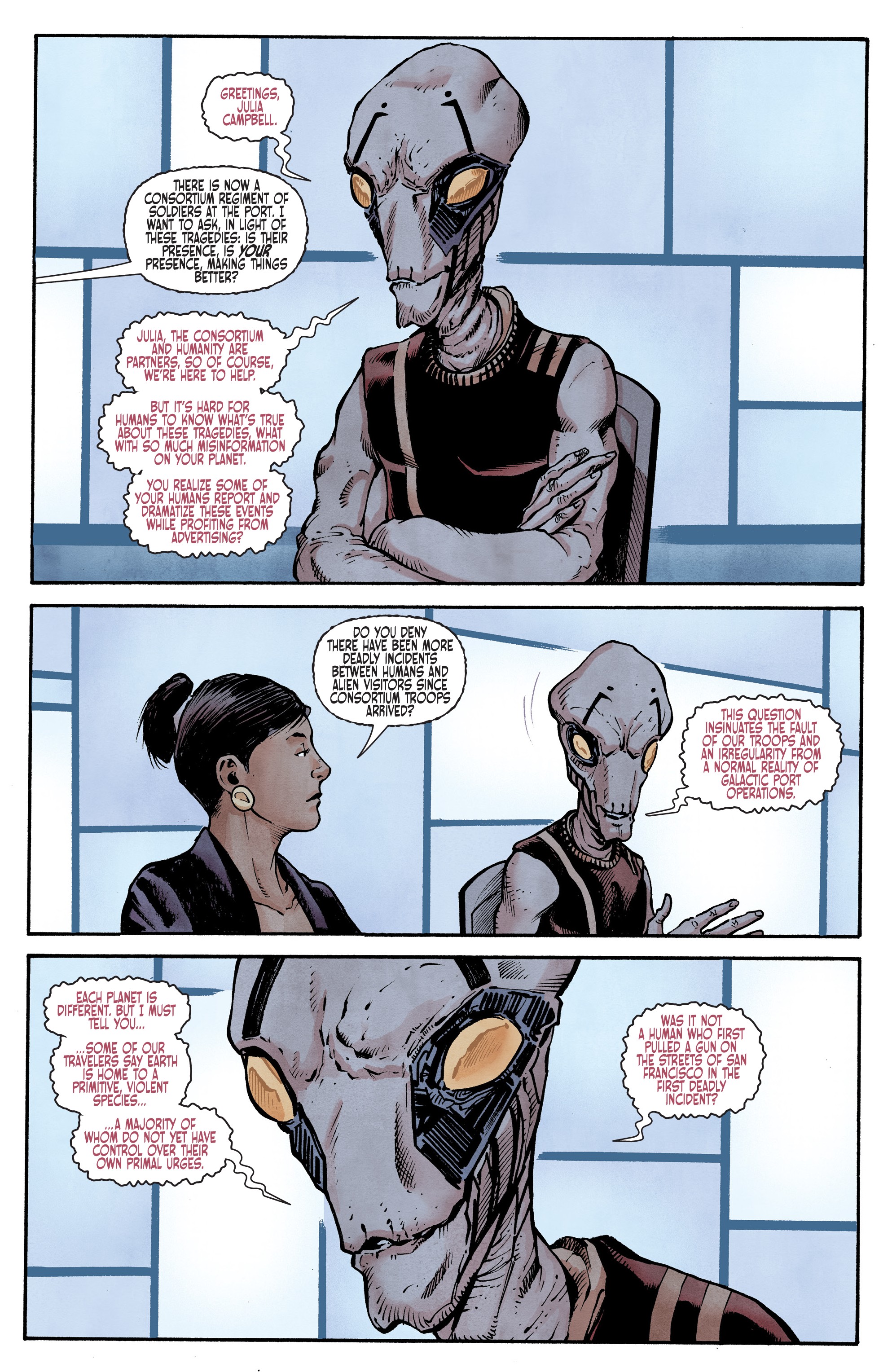 Read online Port of Earth comic -  Issue #9 - 6