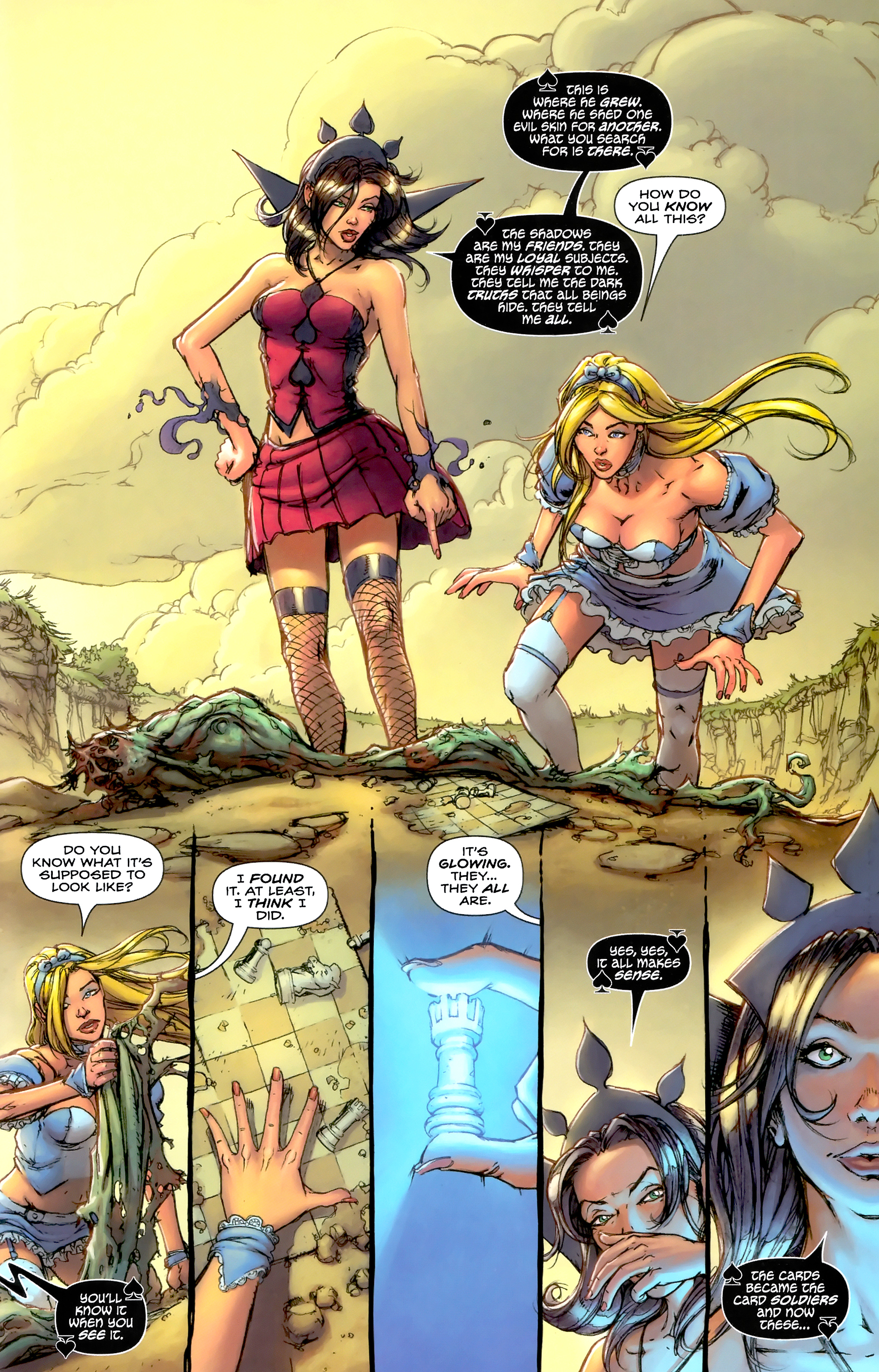 Read online Grimm Fairy Tales presents Alice in Wonderland comic -  Issue #5 - 17