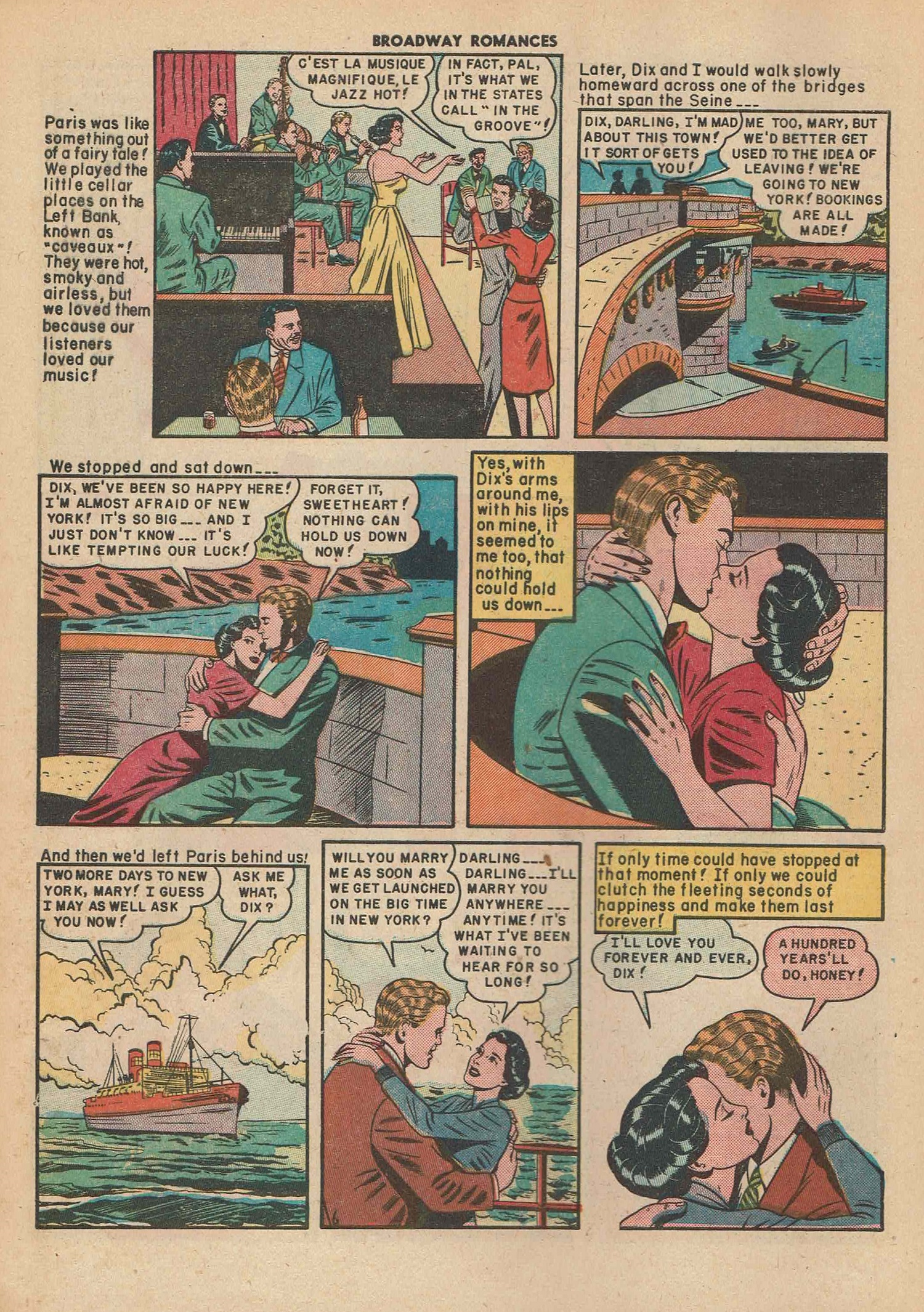 Read online Broadway Romances comic -  Issue #3 - 8