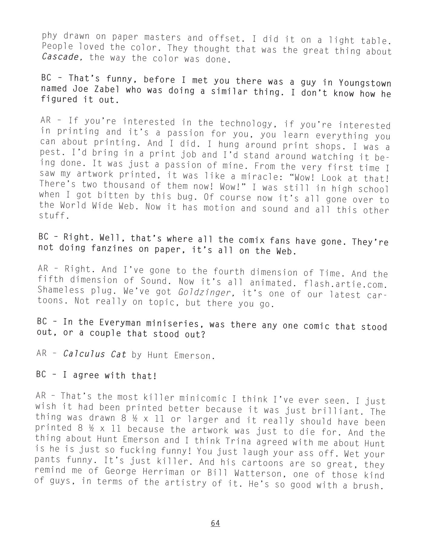 Read online NEWAVE! The Underground Mini Comix of the 1980's comic -  Issue # TPB (Part 1) - 59