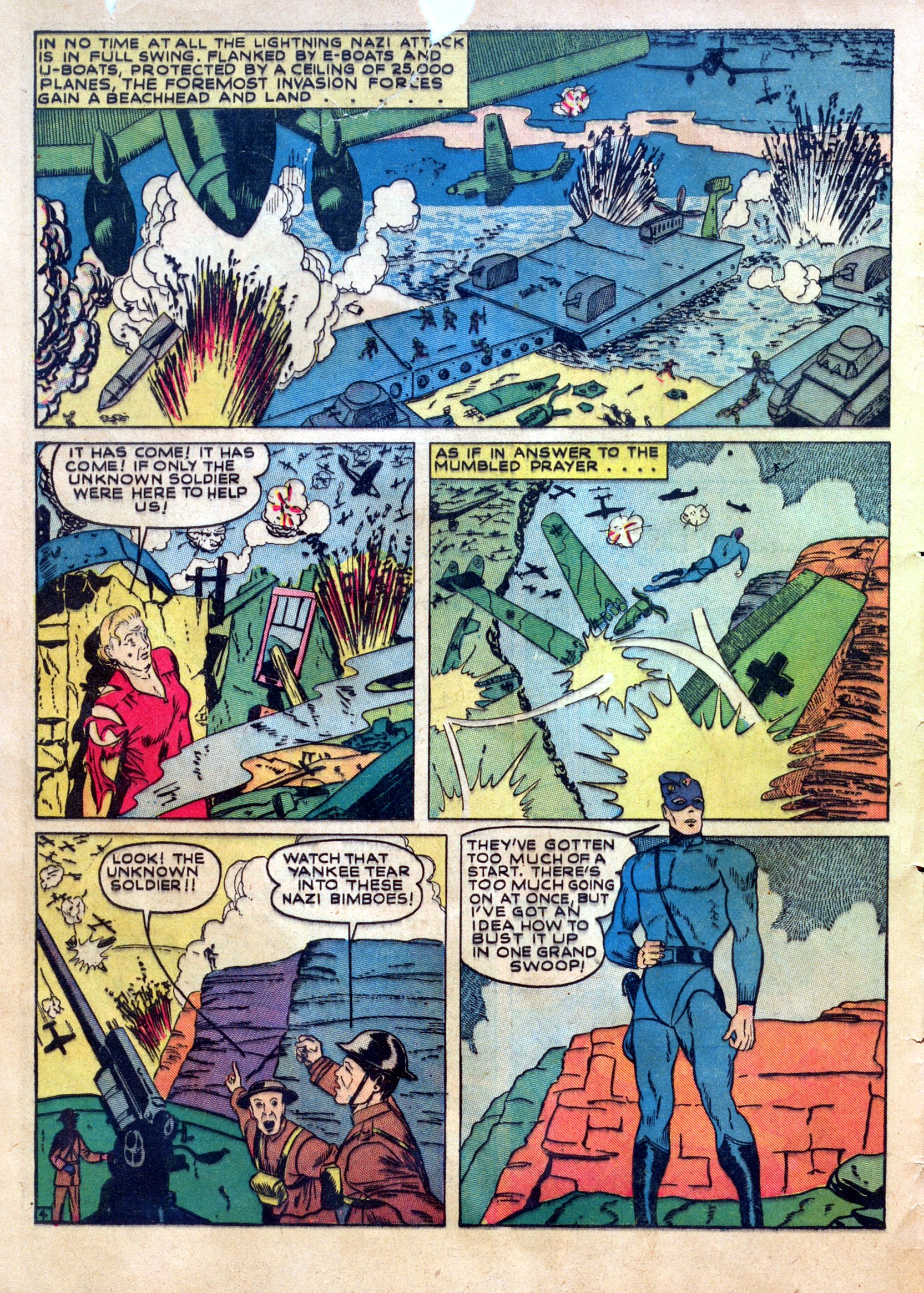 Read online Our Flag Comics comic -  Issue #1 - 6