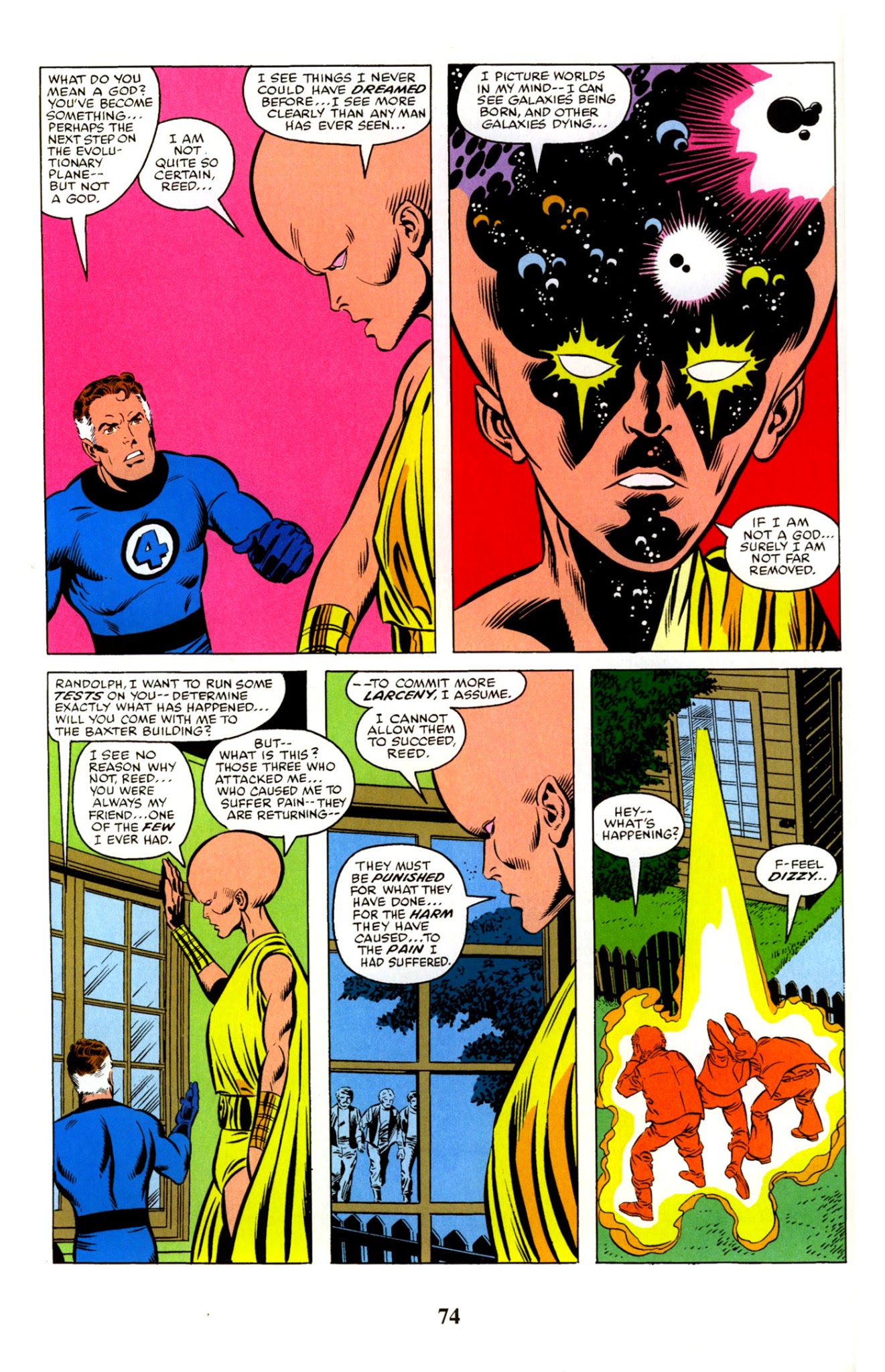 Read online Fantastic Four Visionaries: John Byrne comic -  Issue # TPB 0 - 75