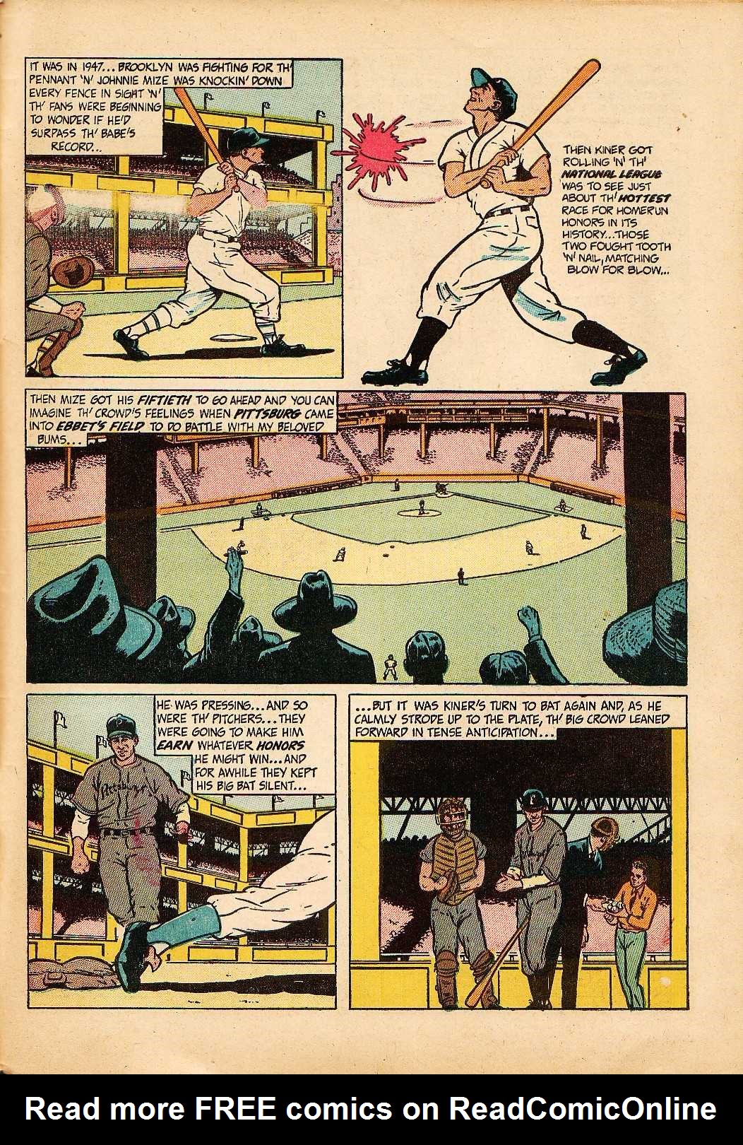 Read online Babe Ruth Sports Comics comic -  Issue #2 - 44