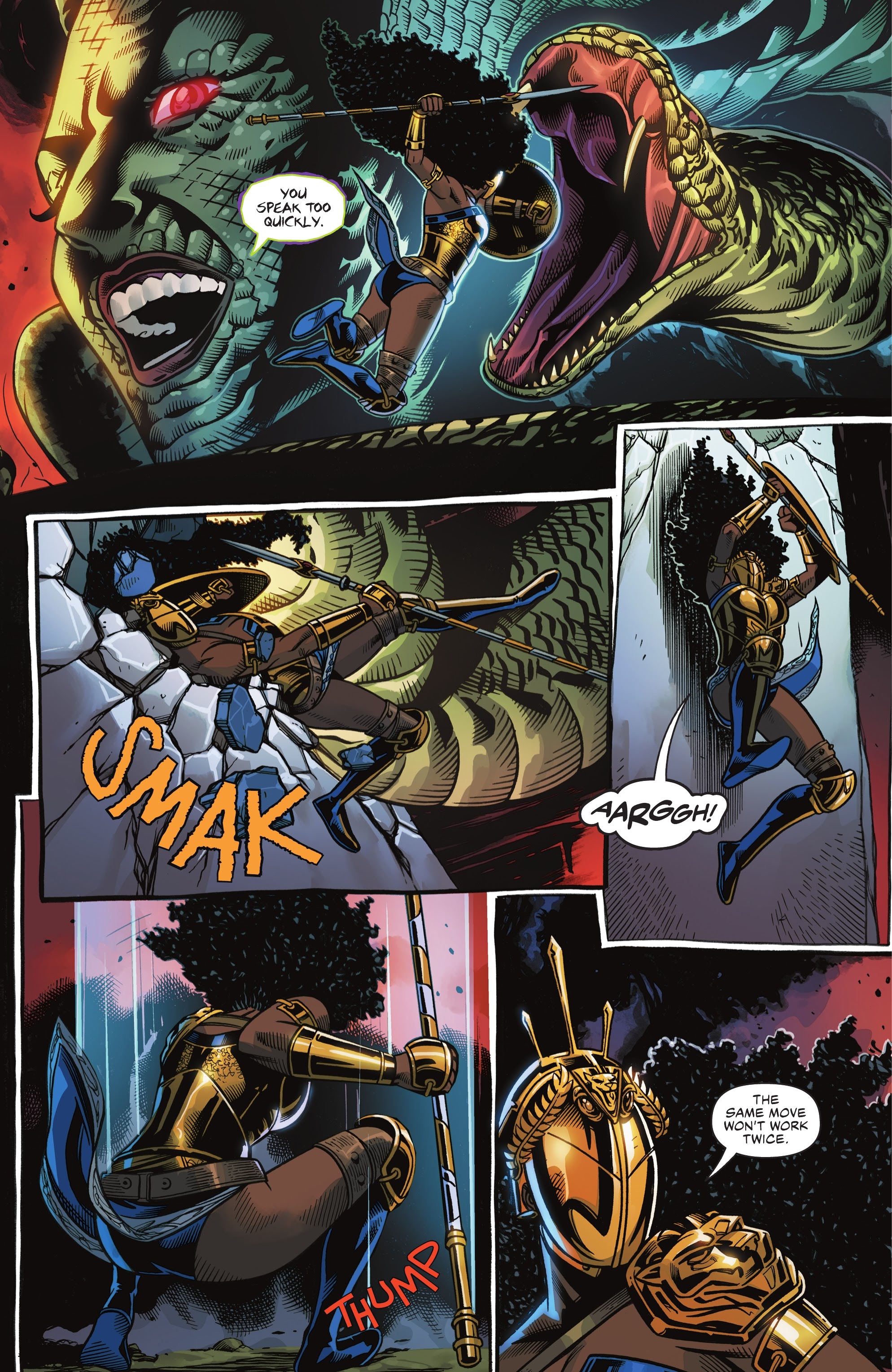 Read online Nubia & the Amazons comic -  Issue #5 - 6