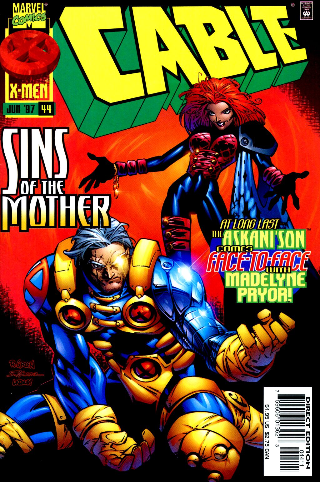 Read online Cable (1993) comic -  Issue #44 - 1