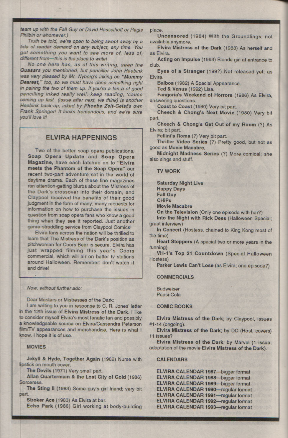 Read online Elvira, Mistress of the Dark comic -  Issue #14 - 18