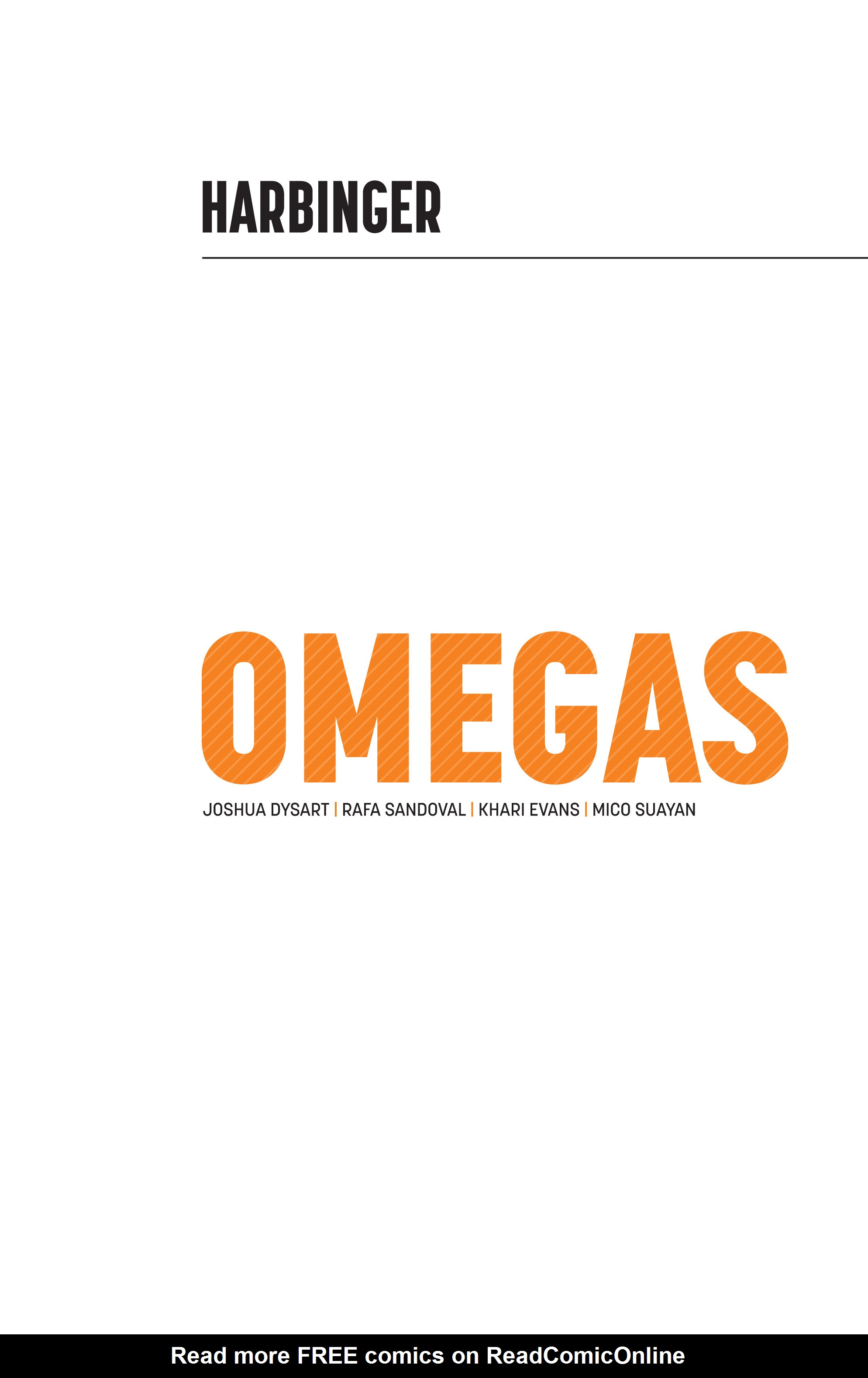 Read online Harbinger: Omegas comic -  Issue # TPB - 2