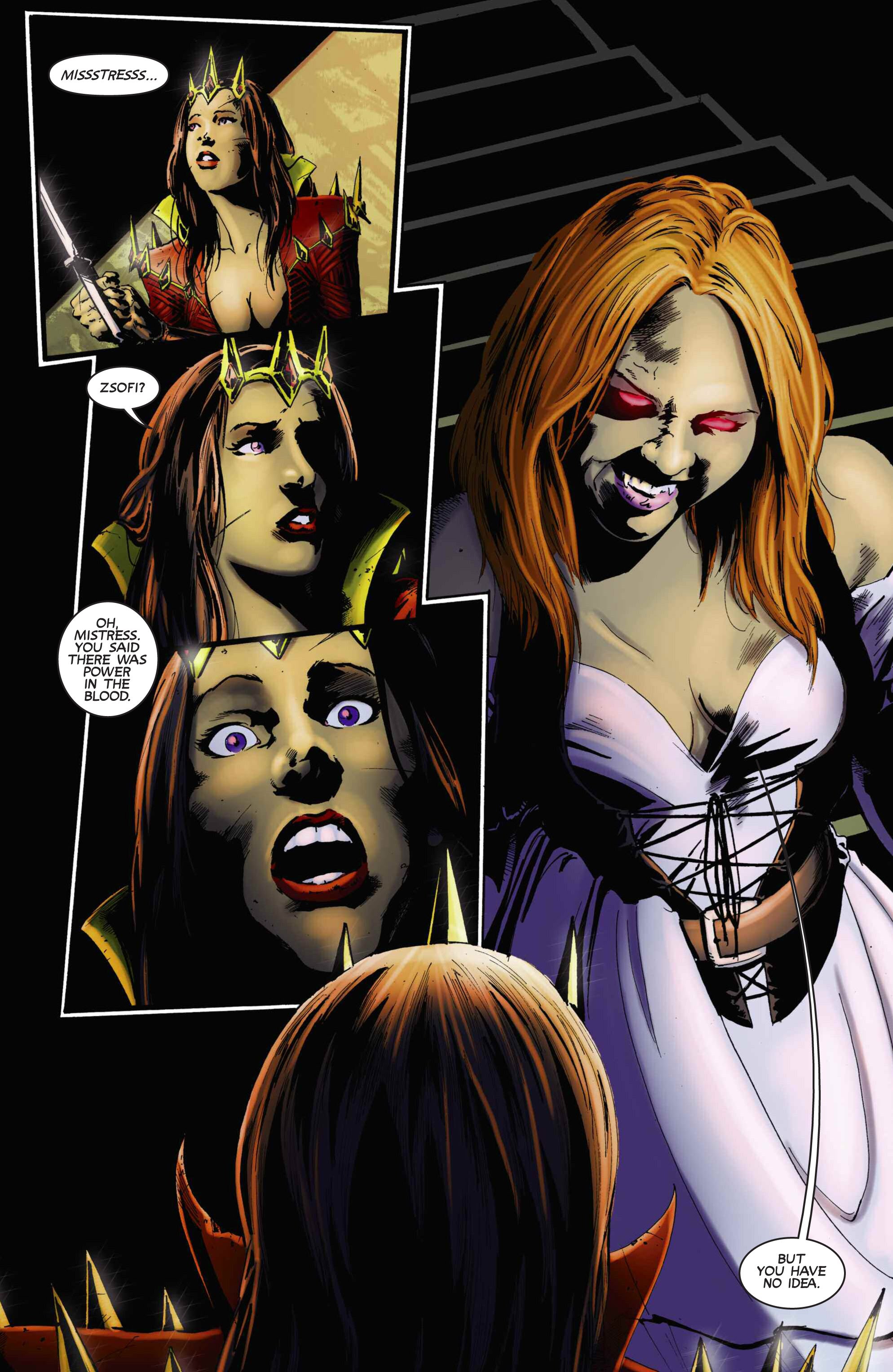 Read online Blood Queen Vs. Dracula comic -  Issue #3 - 11